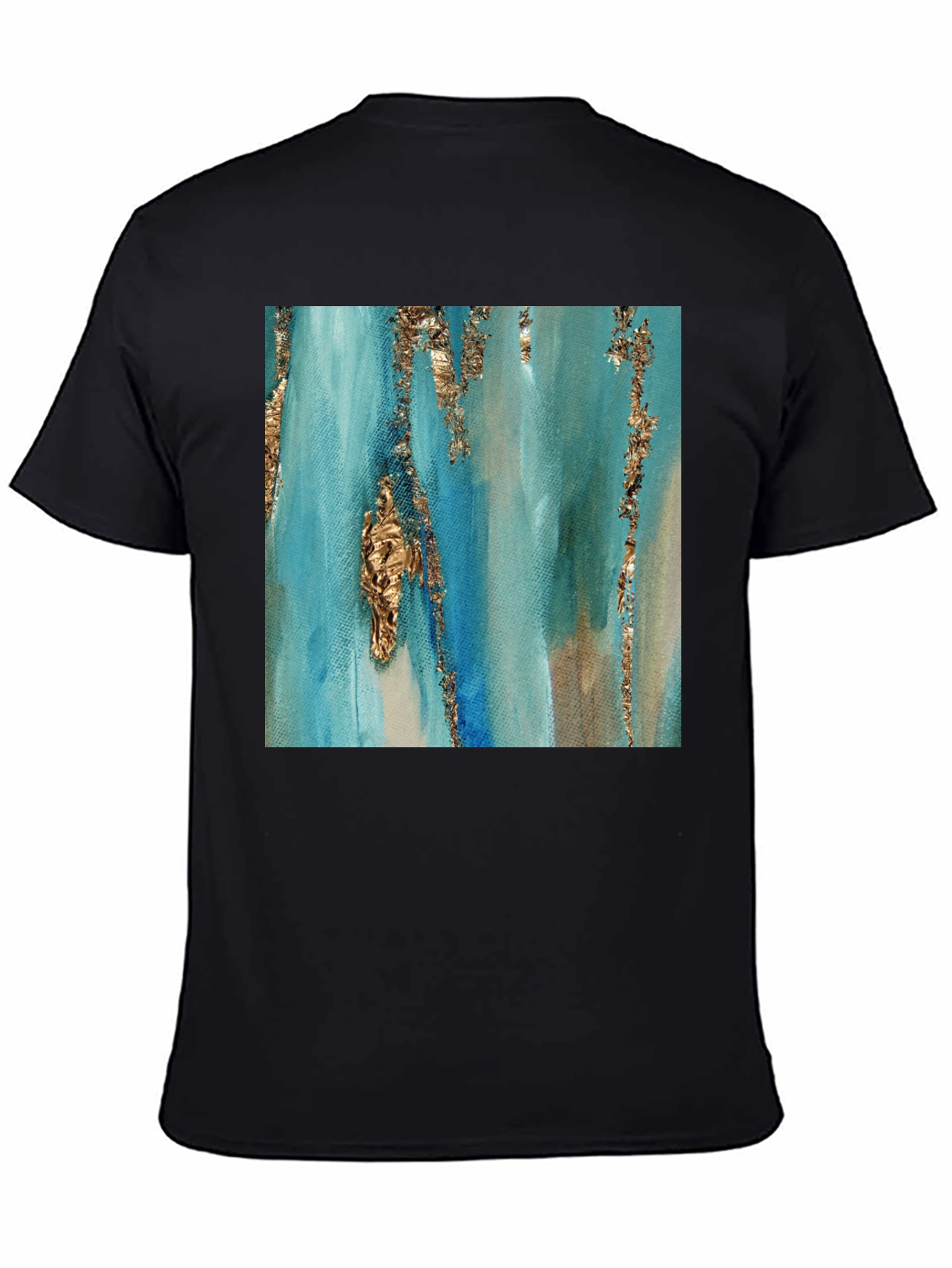 Abstract Art Black T-Shirt