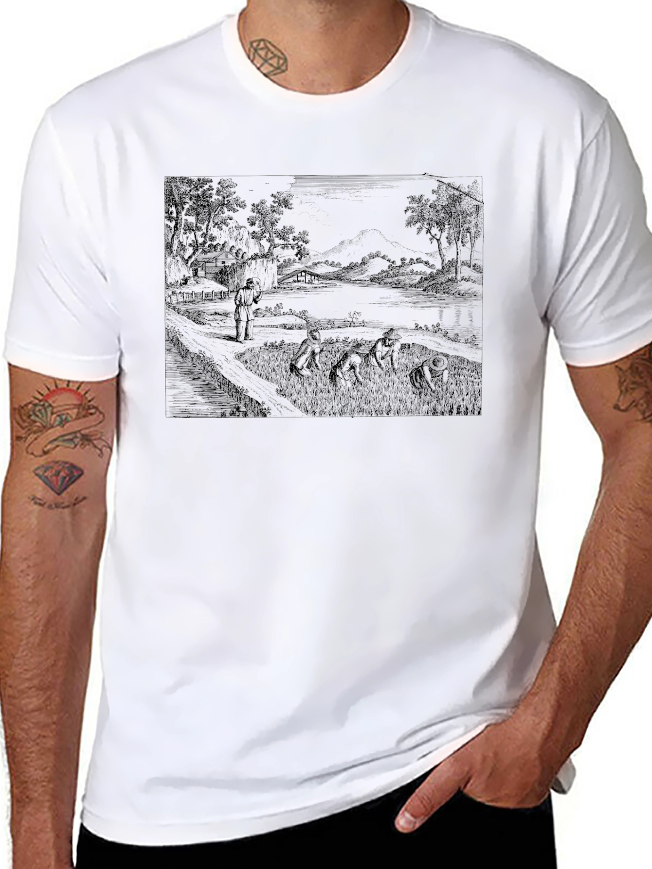 Artistic Black T-Shirt