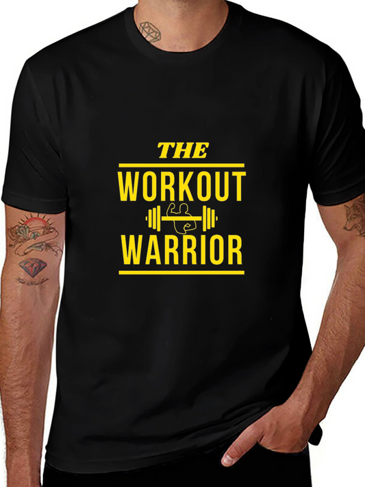 Workout Warrior Graphic Tee - Gym Motivation T-Shirt