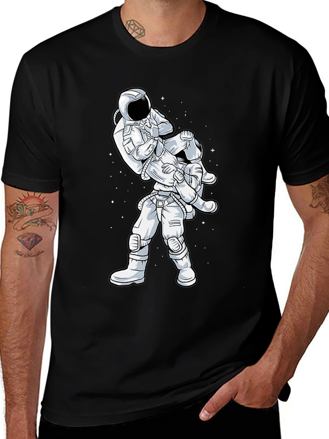Astronaut T-Shirt - Space Fight Tee
