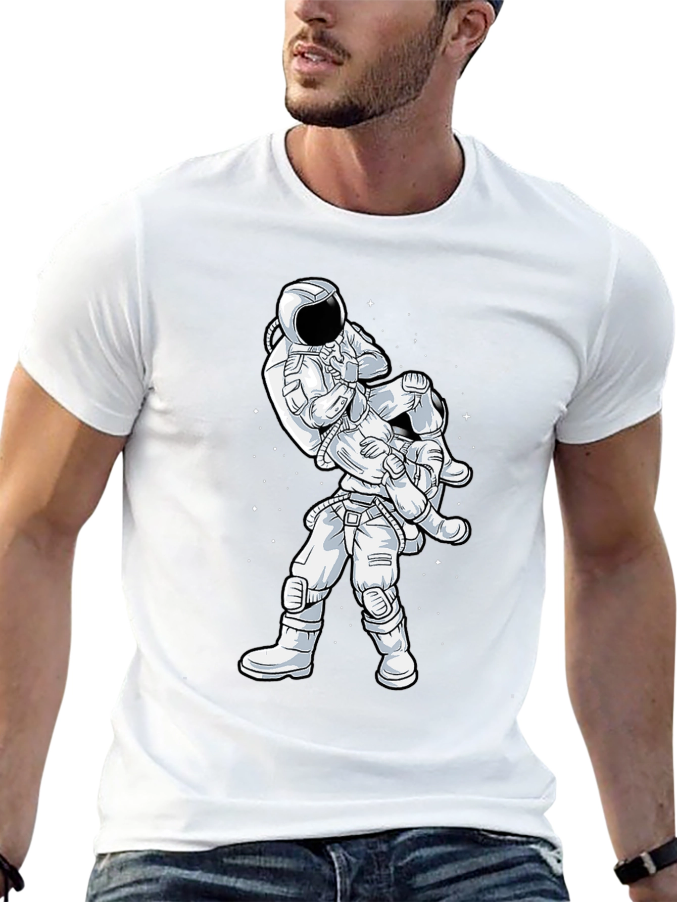 Astronaut T-Shirt - Space Fight Tee