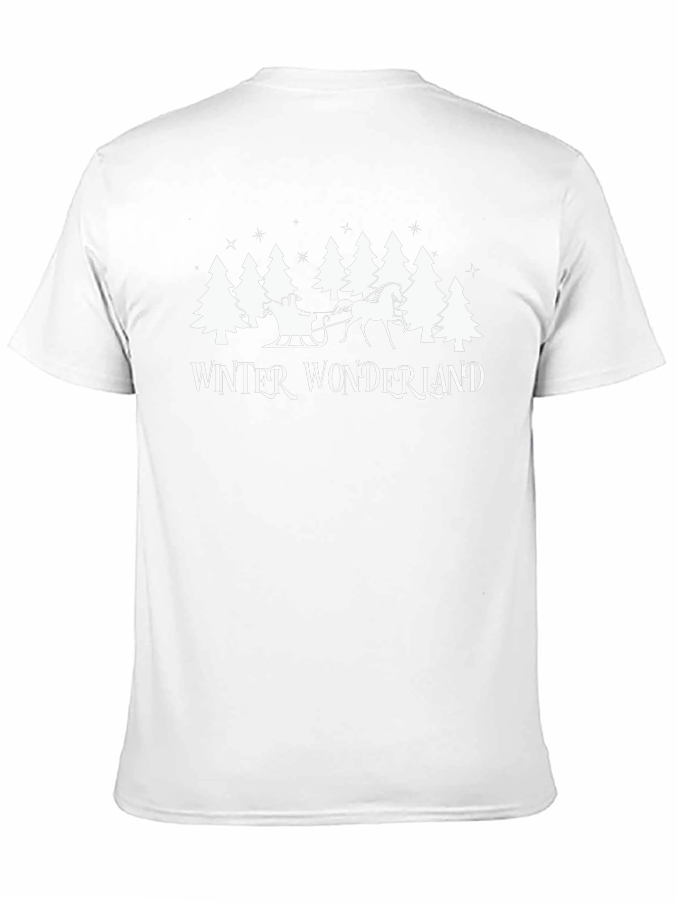 Winter Wonderland Graphic Tee - Black Holiday T-Shirt