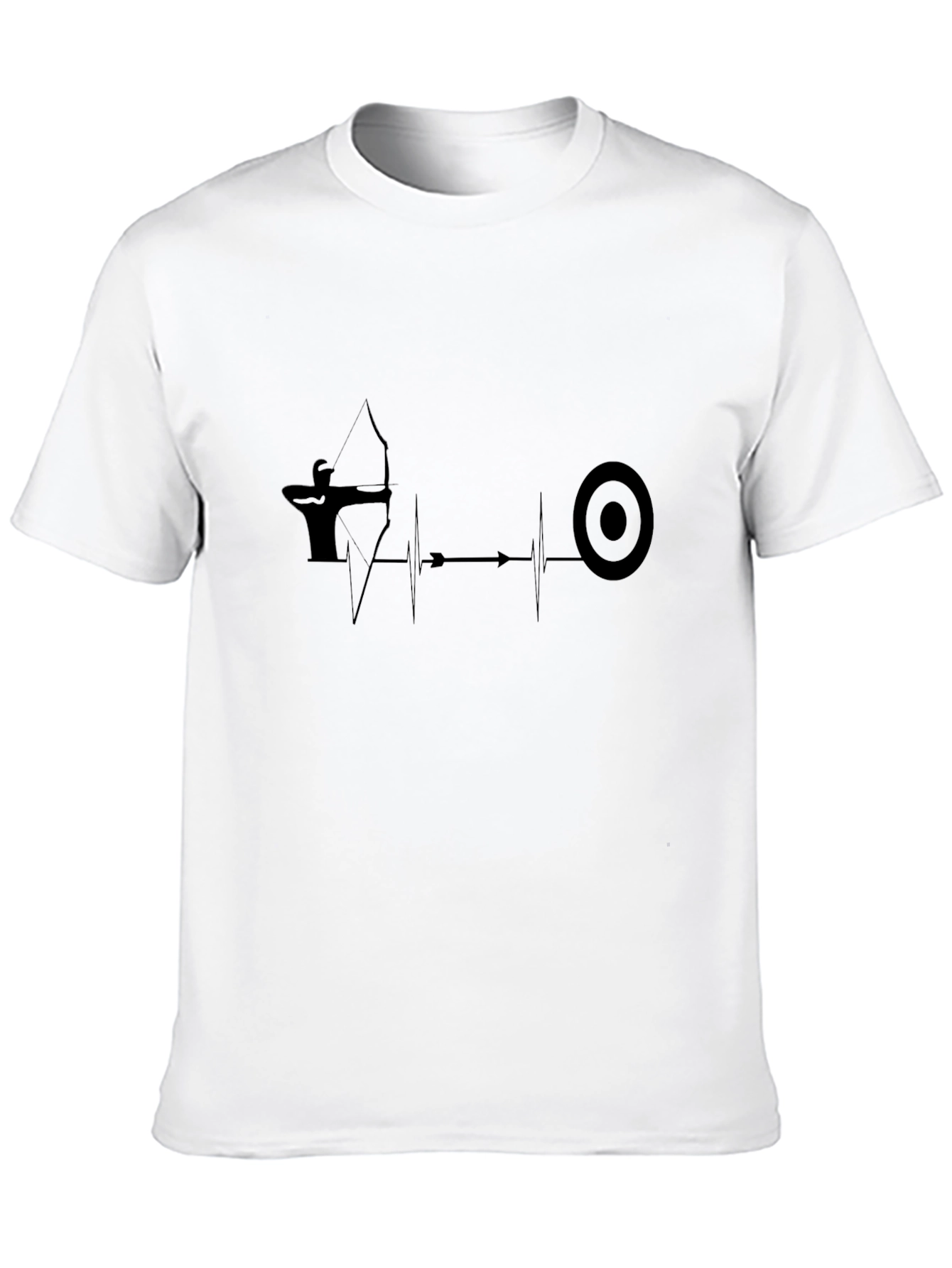 Archery Heartbeat T-Shirt - Archers Life Line Tee