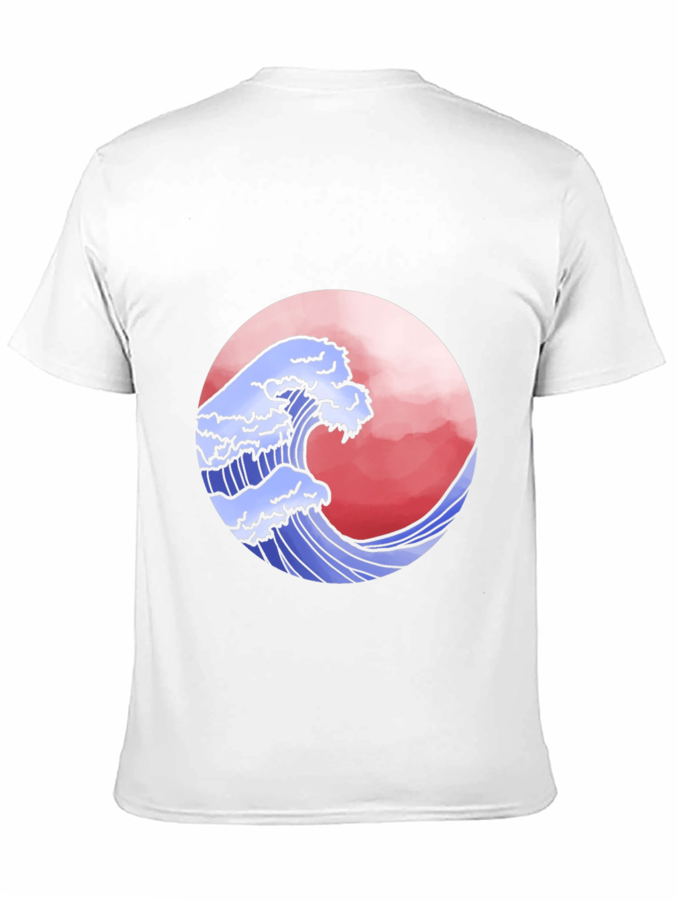 Wave Graphic Black T-Shirt