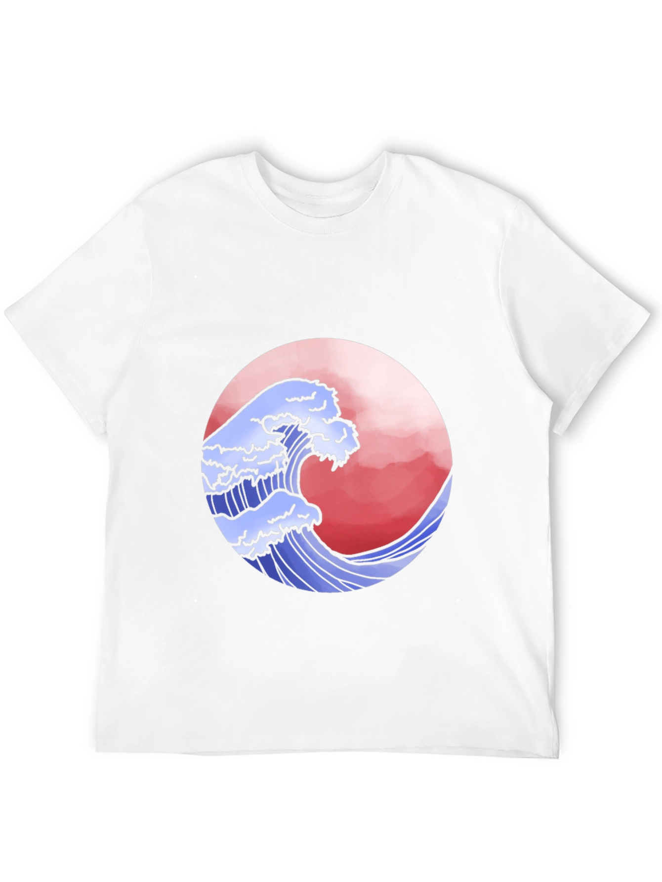 Wave Graphic Black T-Shirt