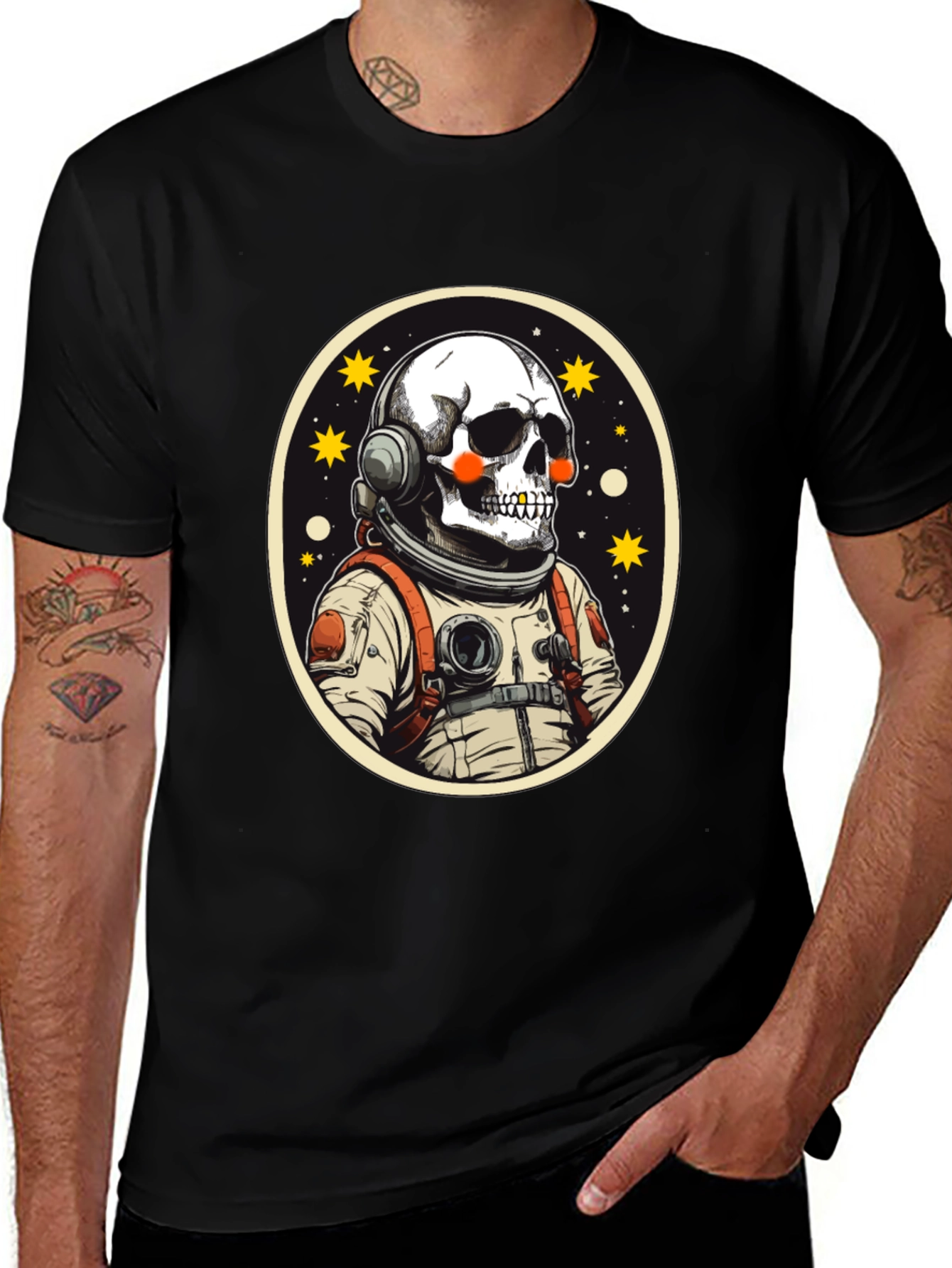 Astronaut Skull T-Shirt