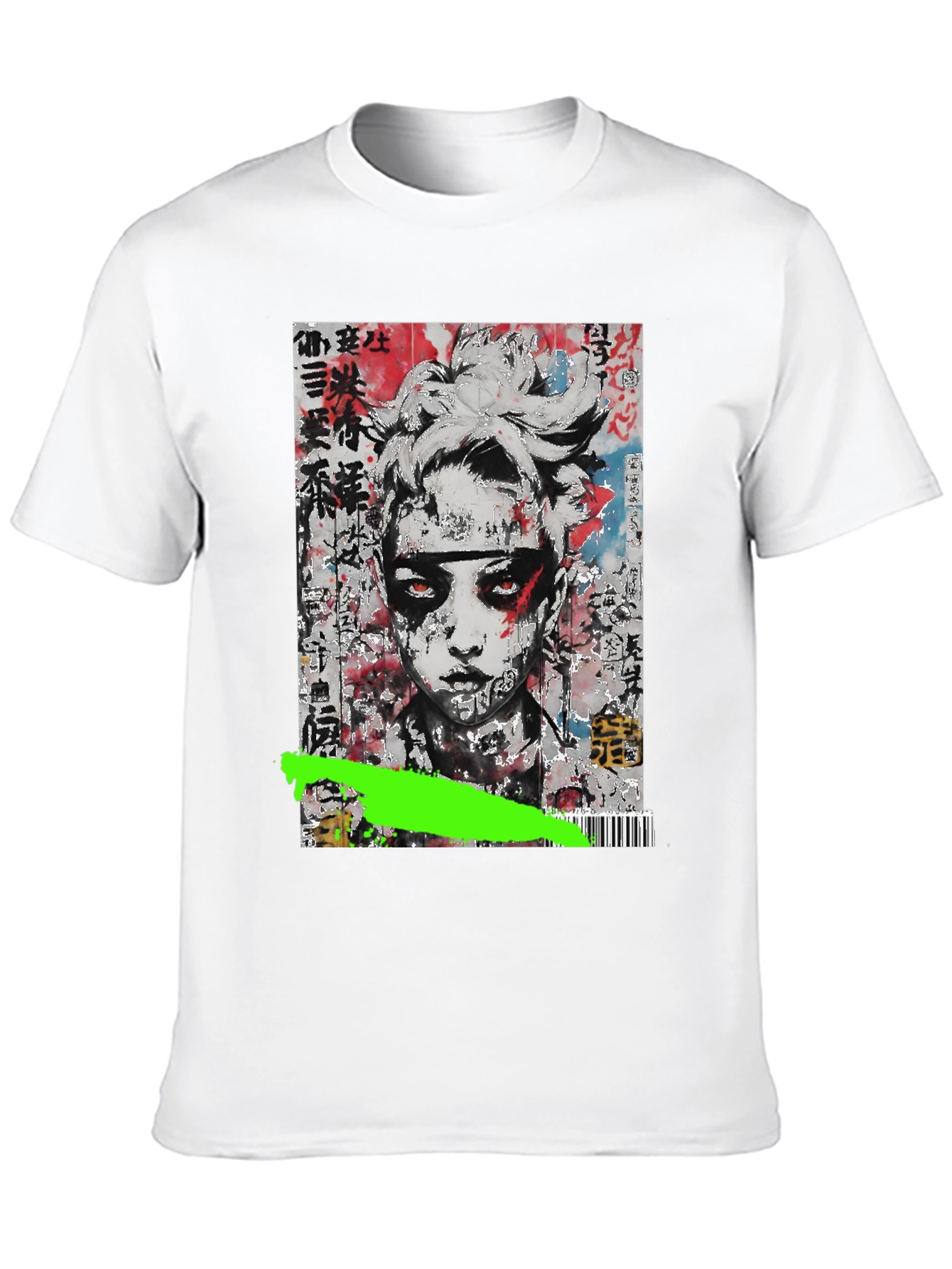 Abstract Graphic Tee - Black