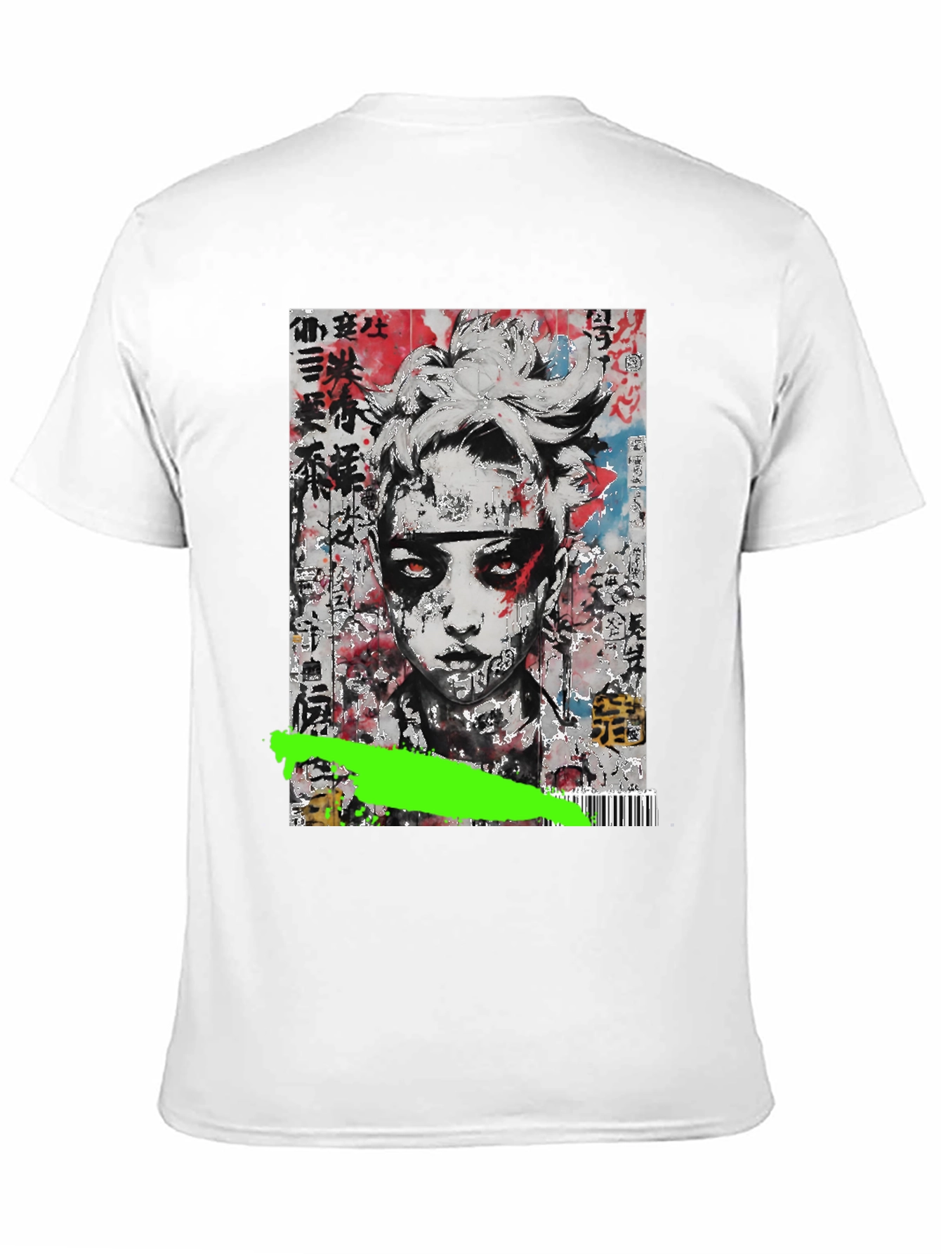 Abstract Graphic Tee - Black