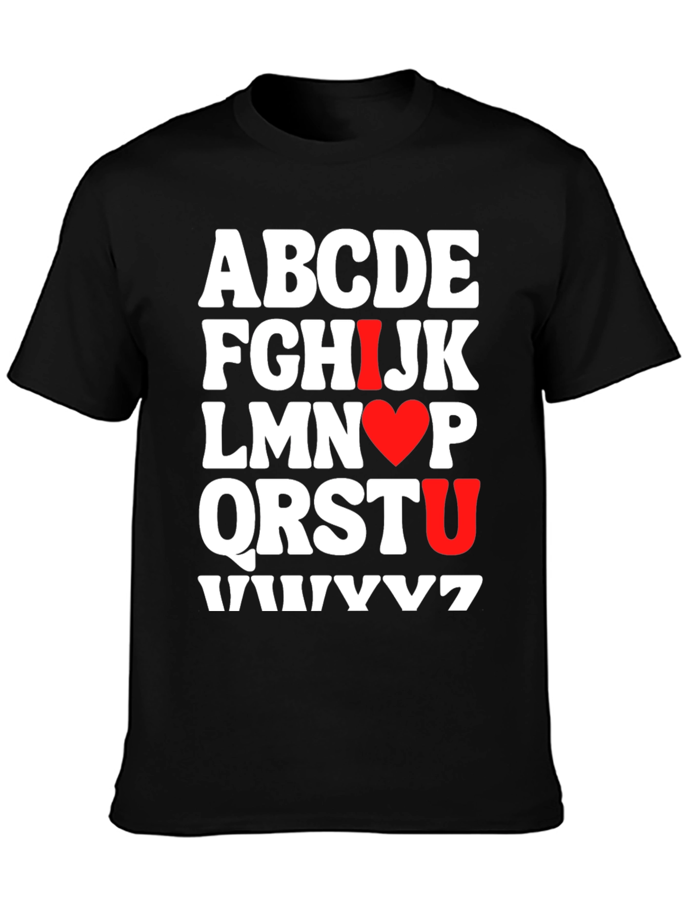 Alphabet Heart T-Shirt