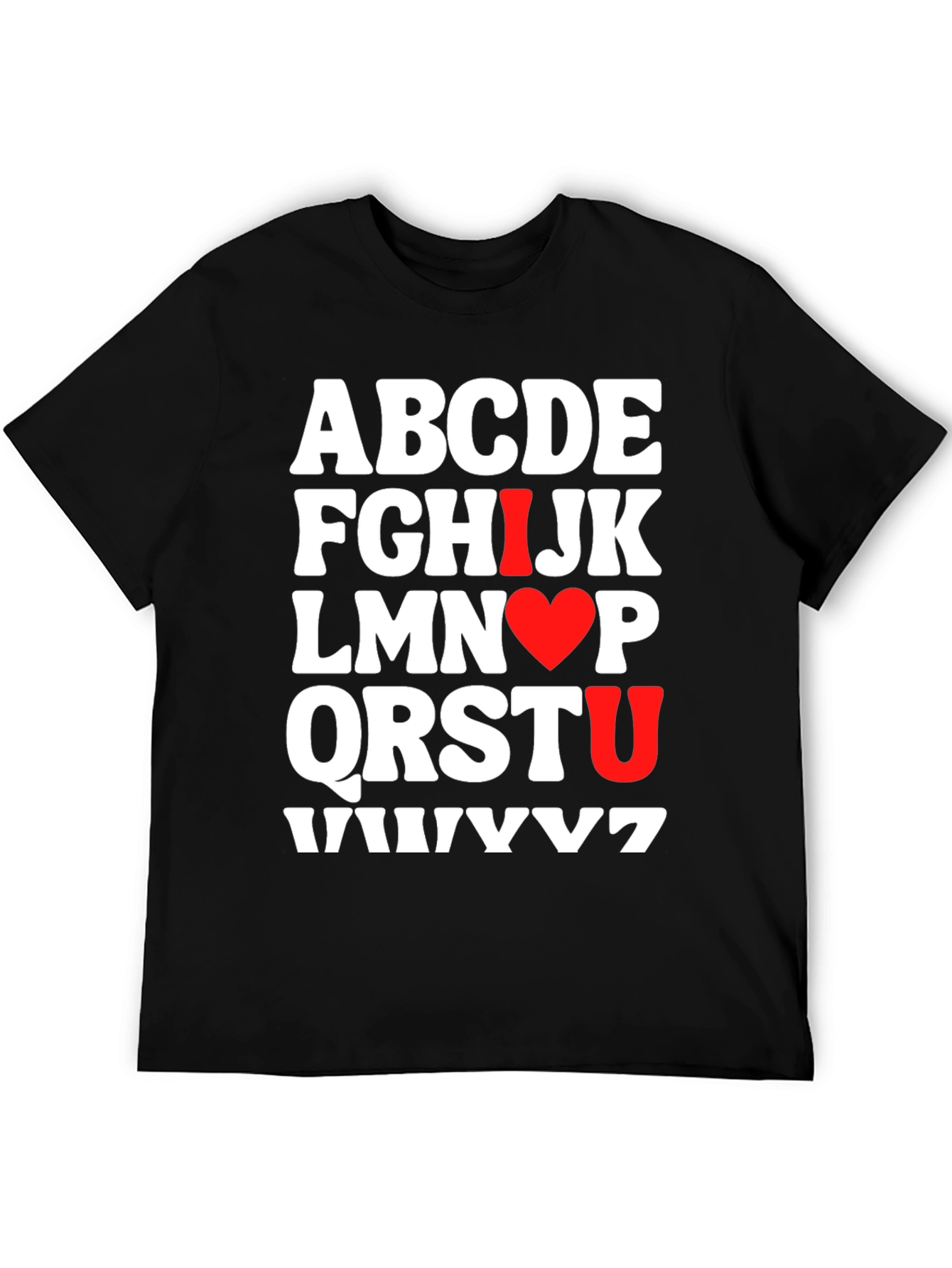 Alphabet Heart T-Shirt
