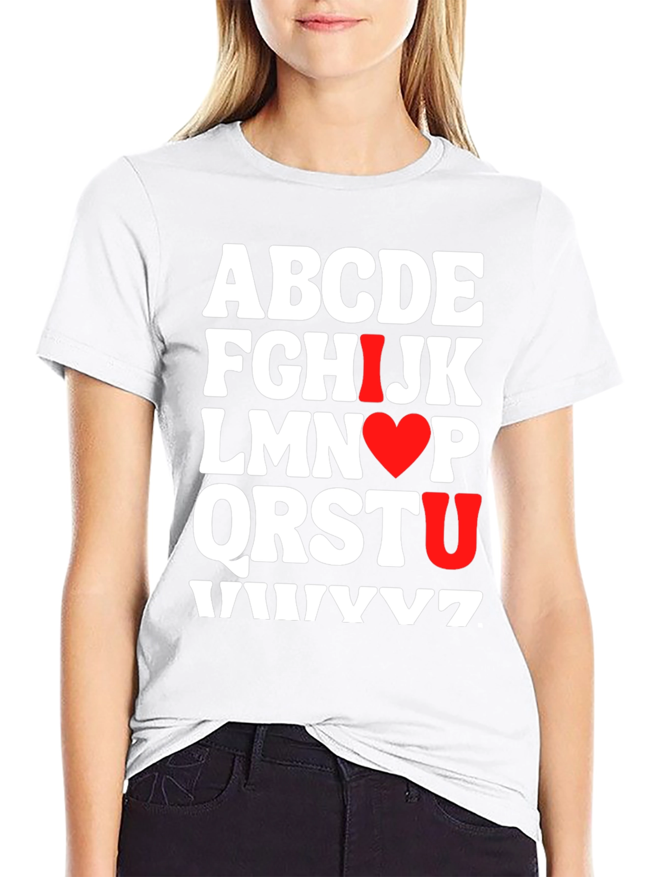 Alphabet Heart T-Shirt