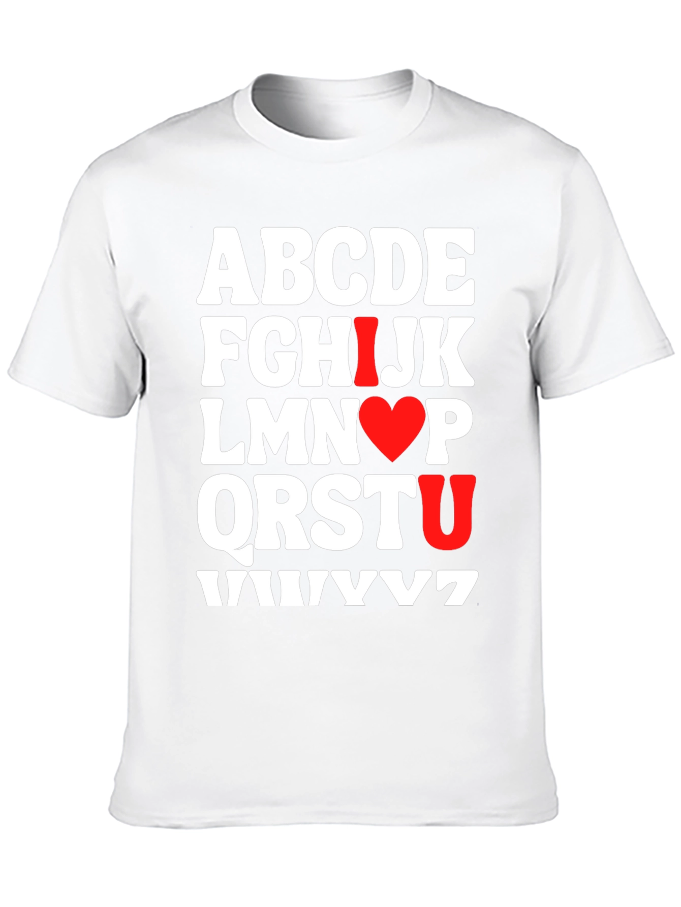 Alphabet Heart T-Shirt