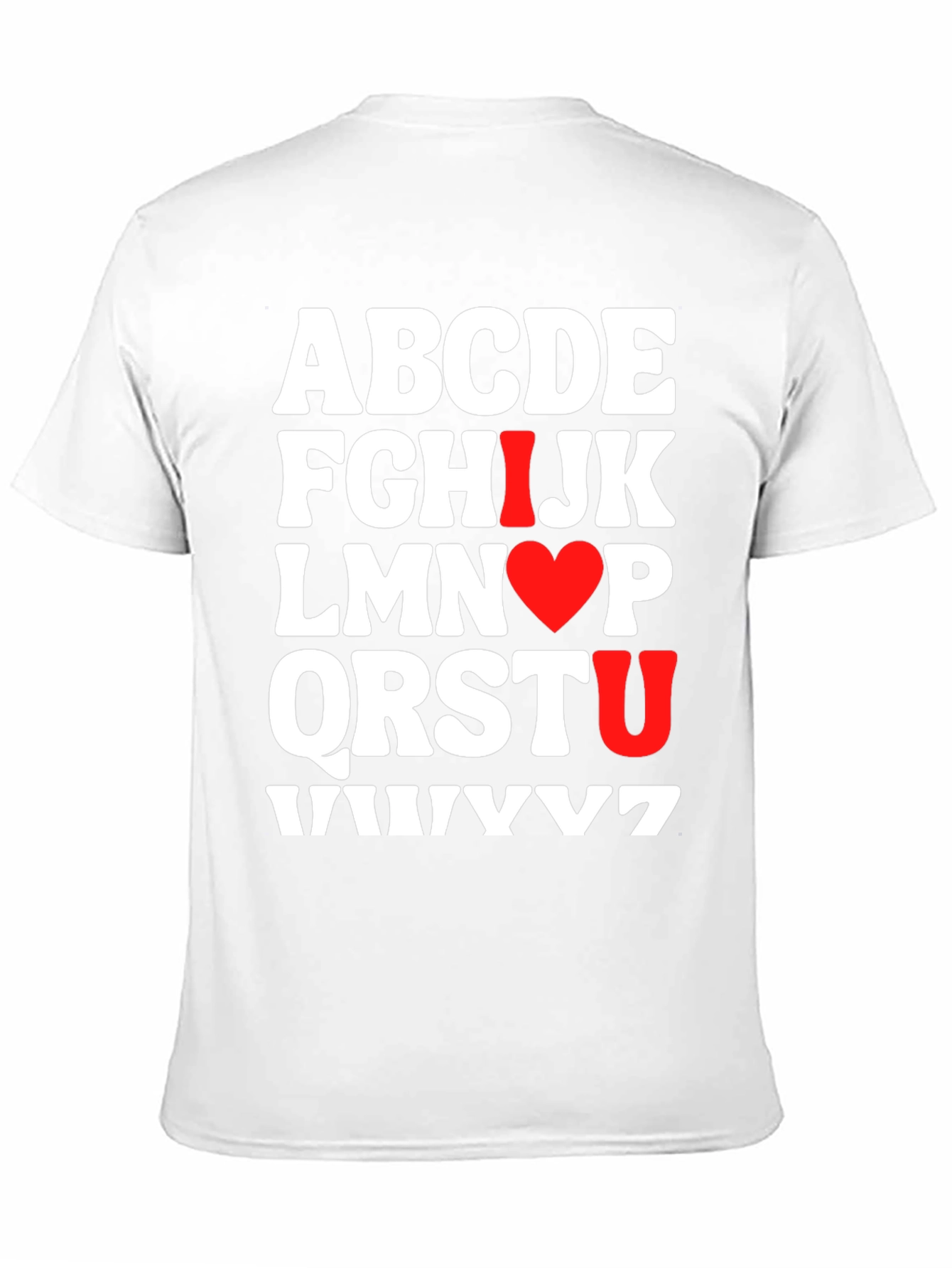 Alphabet Heart T-Shirt