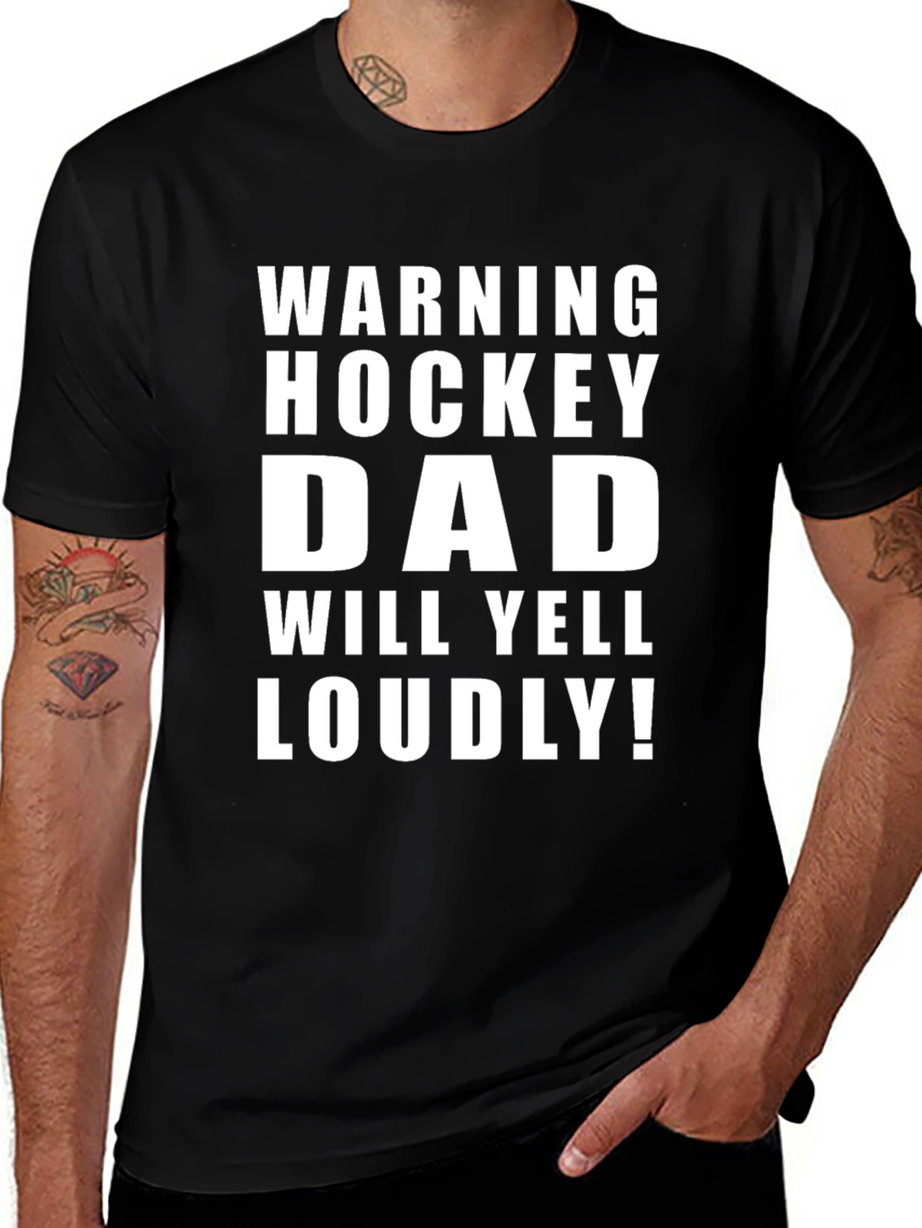 Warning Hockey Dad T-Shirt