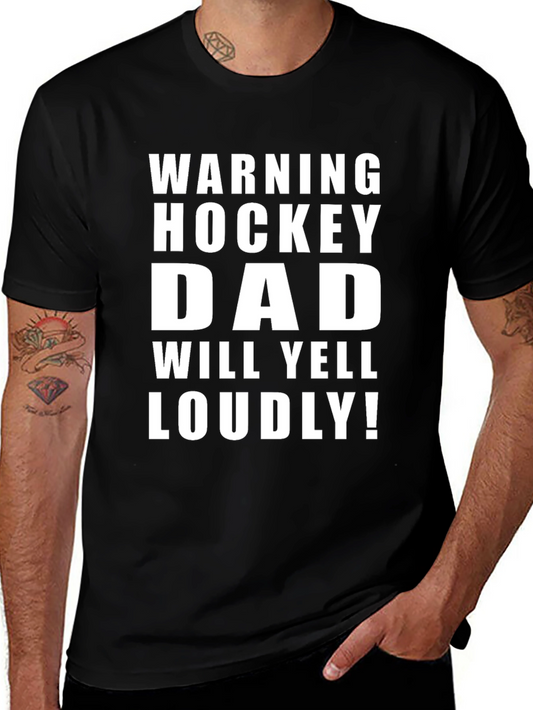 Warning Hockey Dad T-Shirt