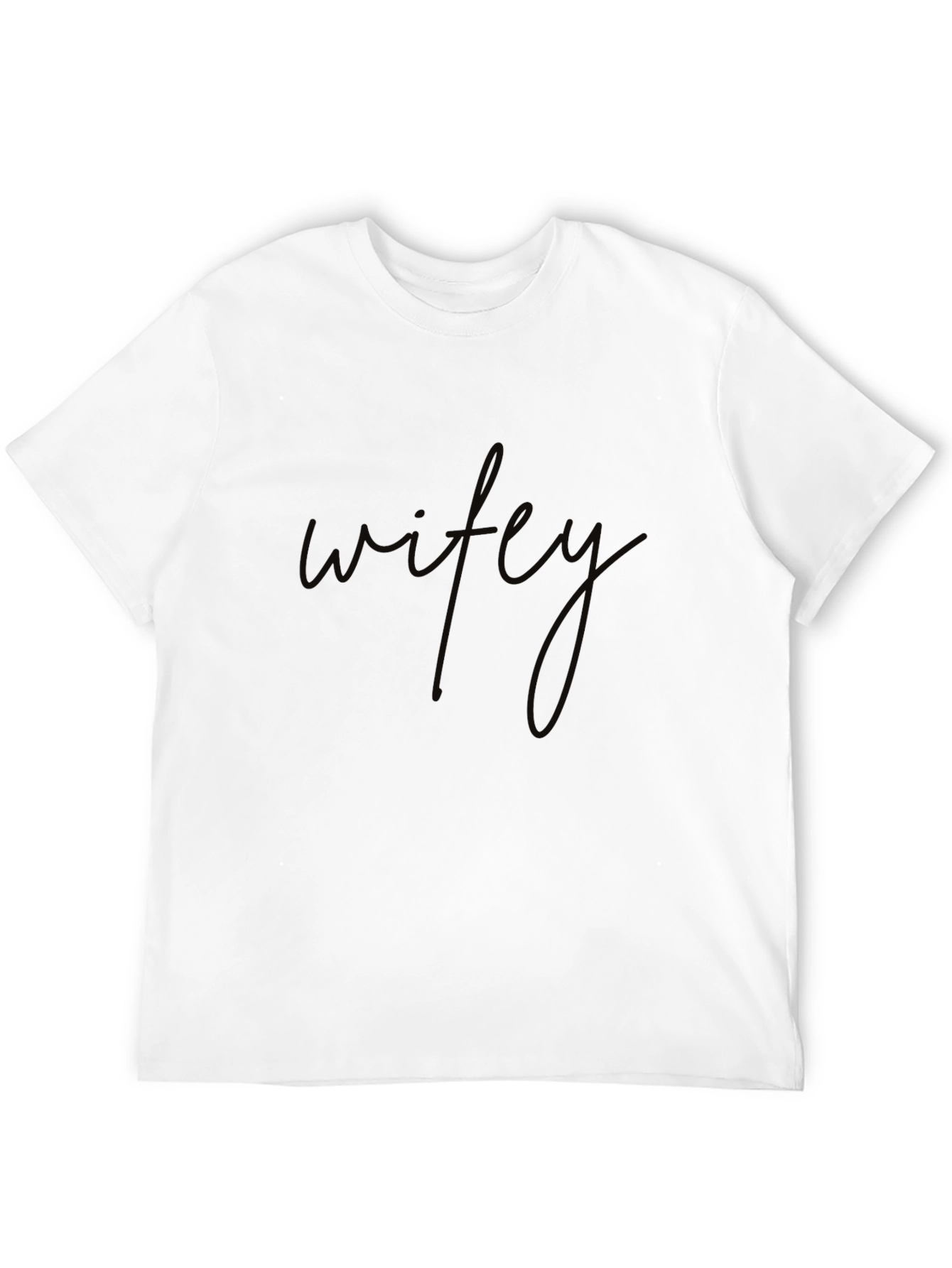 Wifey Black Graphic Tee