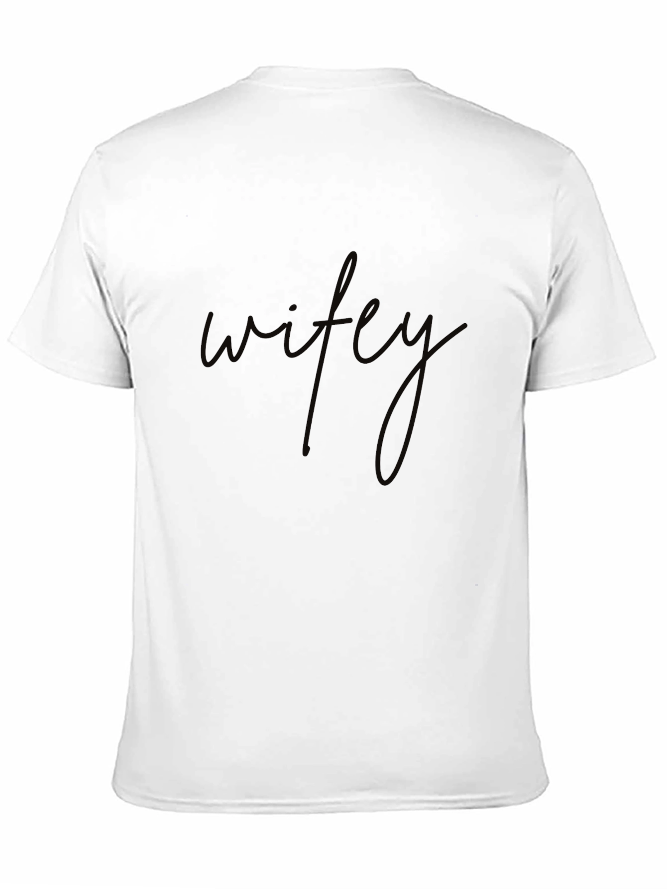 Wifey Black Graphic Tee