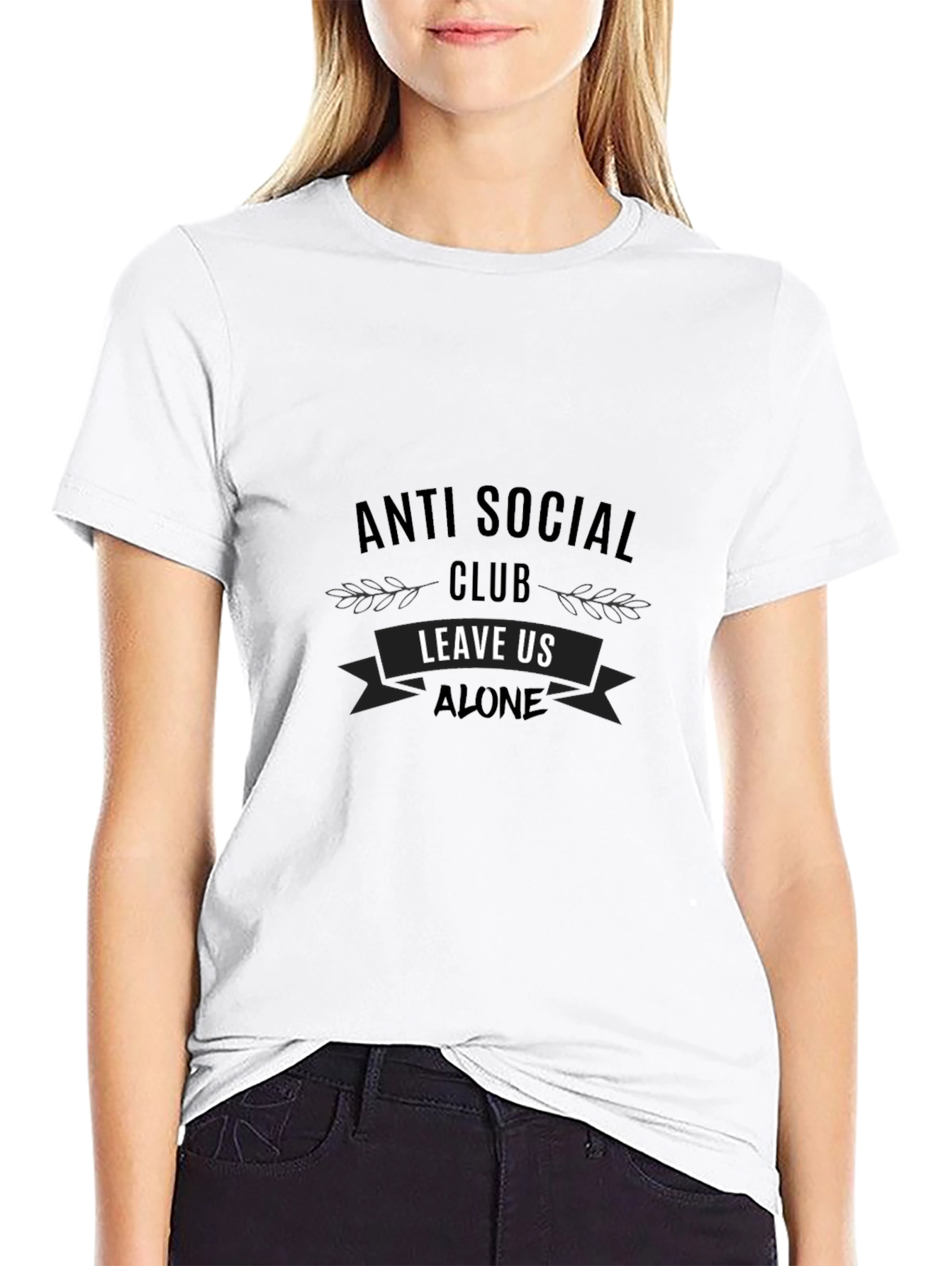 Anti Social Club Black Tee