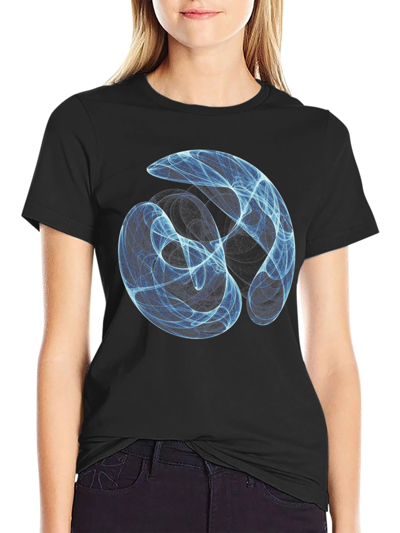 Abstract Swirl T-Shirt - Modern Graphic Tee
