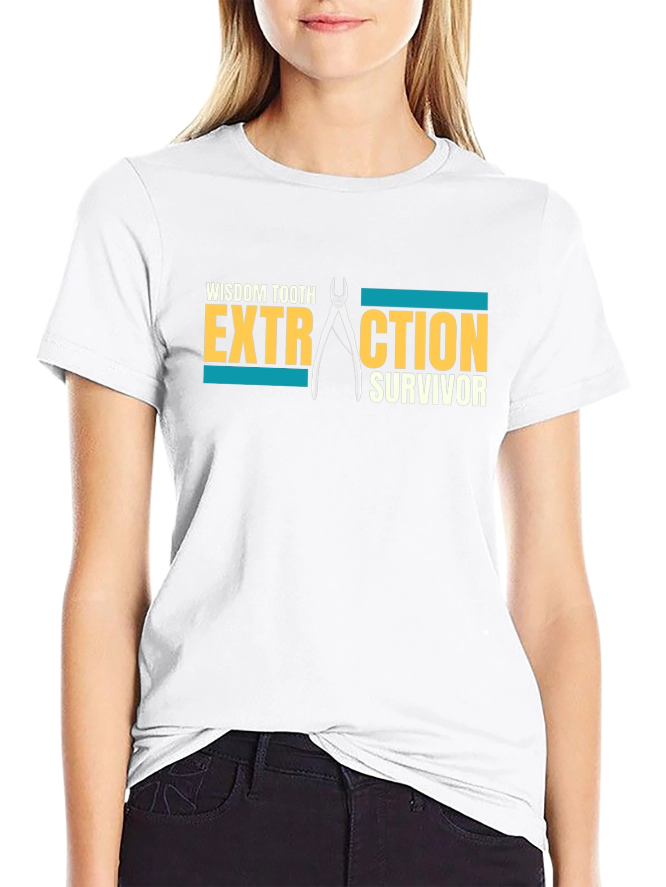 Wisdom Tooth Extraction Survivor Graphic T-Shirt