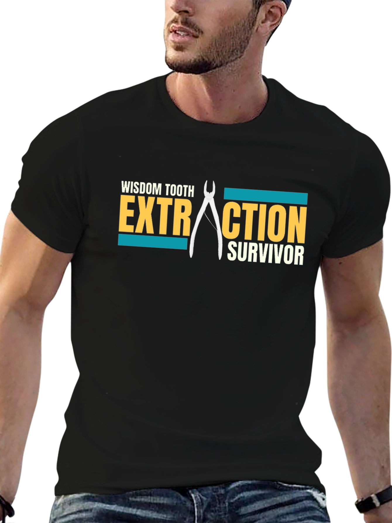 Wisdom Tooth Extraction Survivor Graphic T-Shirt