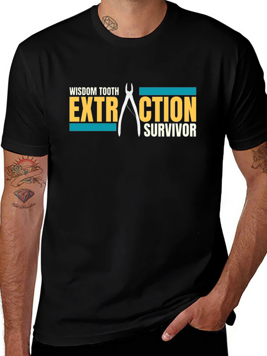 Wisdom Tooth Extraction Survivor Graphic T-Shirt