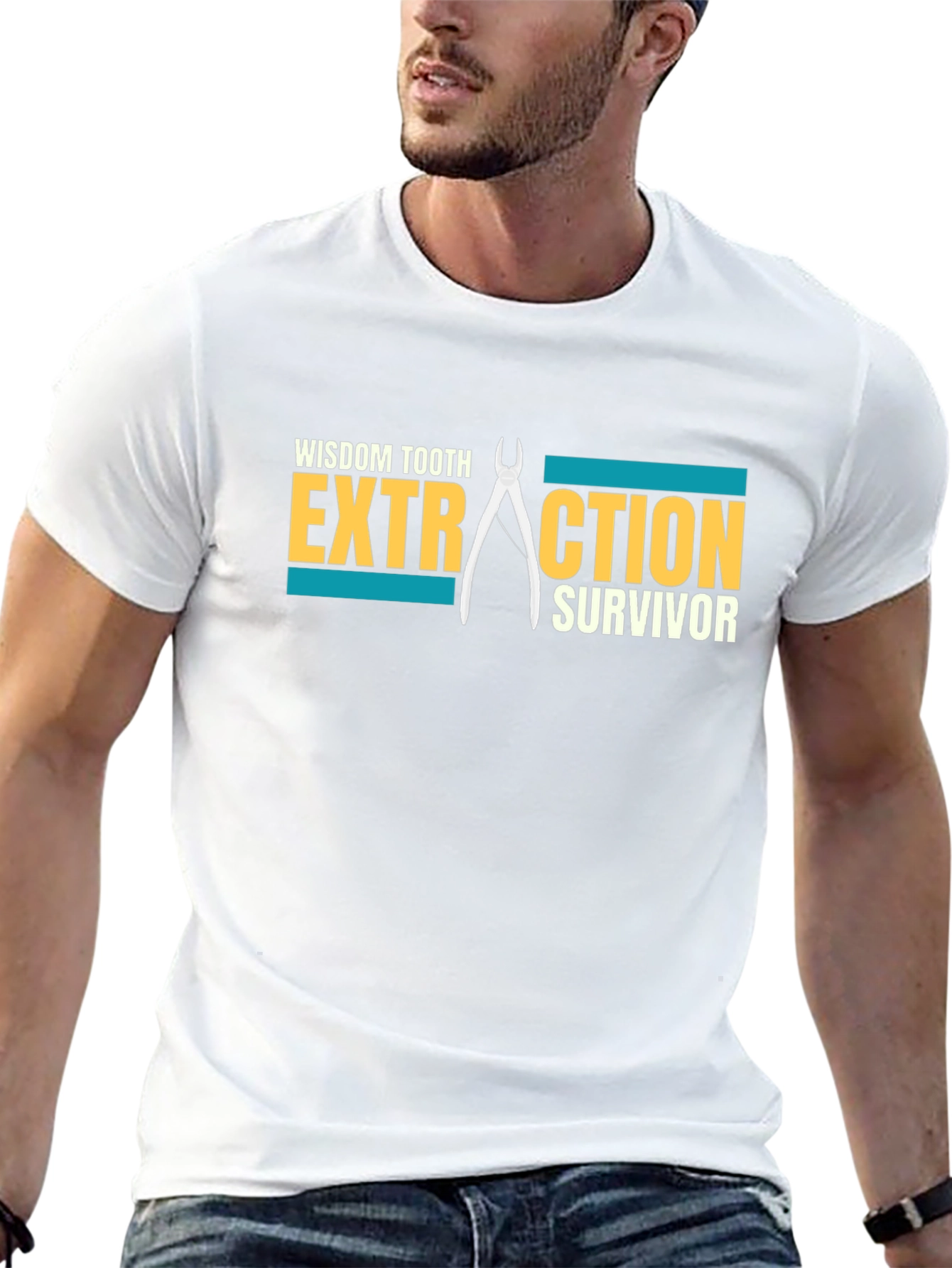Wisdom Tooth Extraction Survivor Graphic T-Shirt