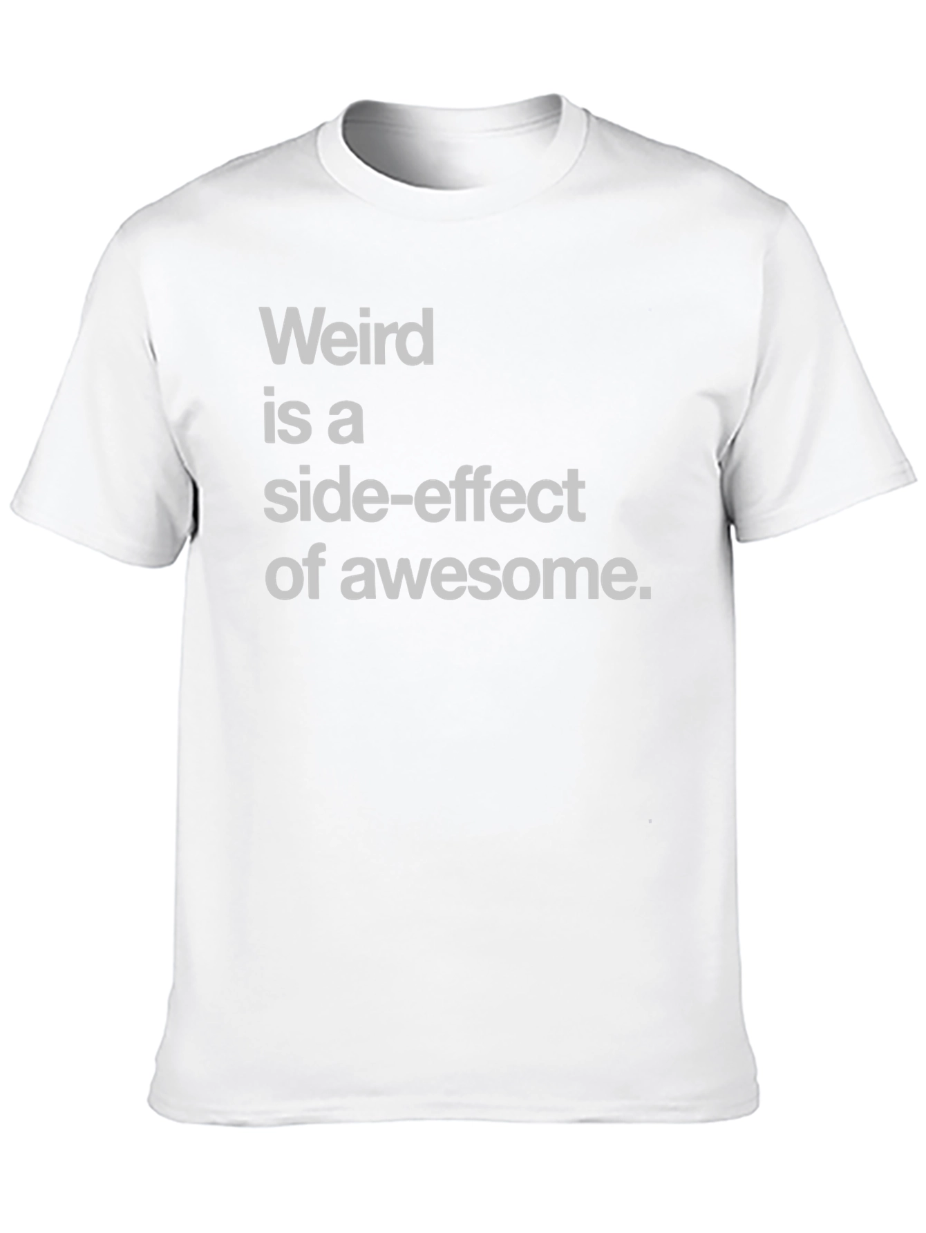 Weird is Awesome Tee - Black Graphic T-Shirt