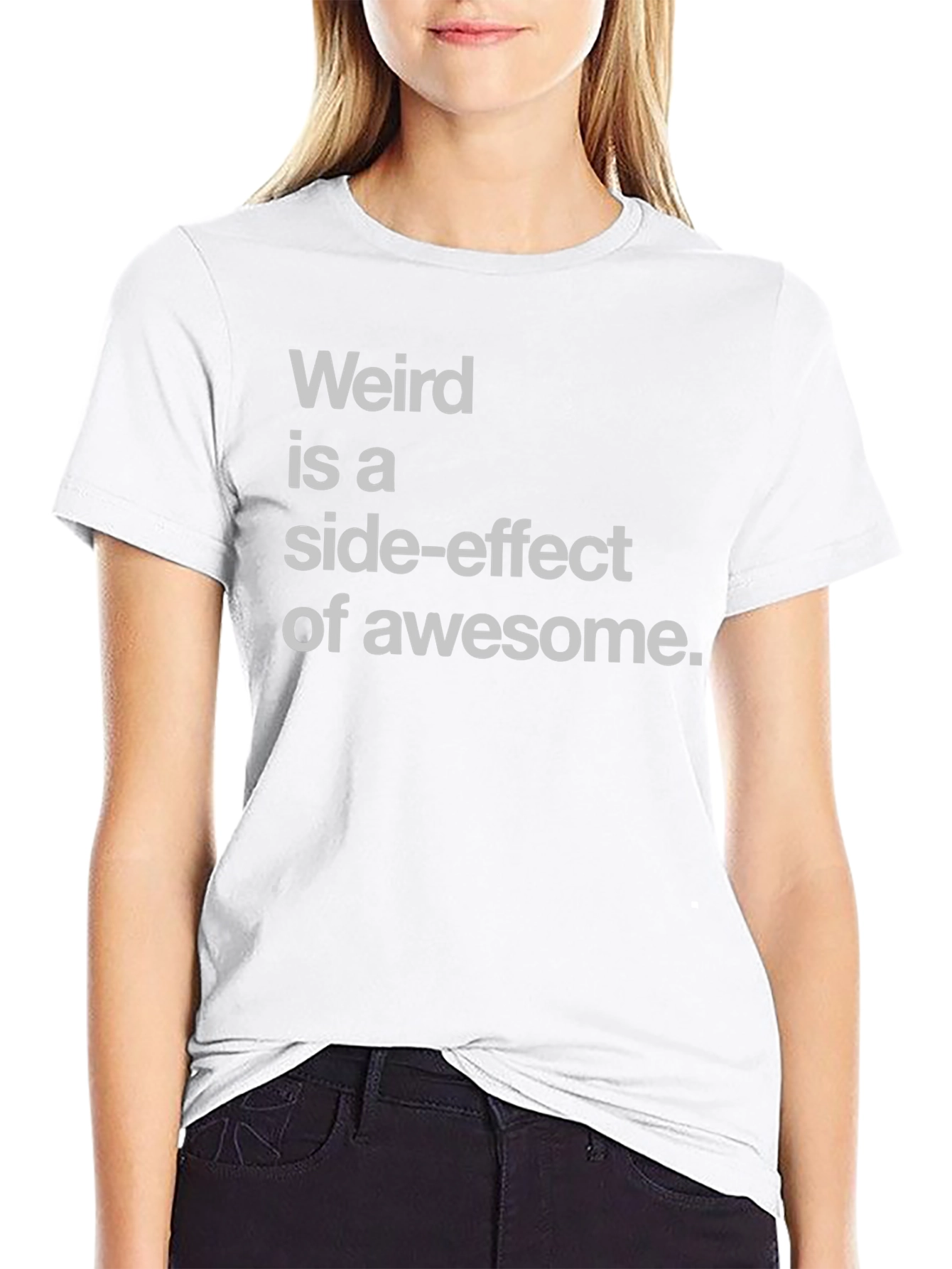 Weird is Awesome Tee - Black Graphic T-Shirt
