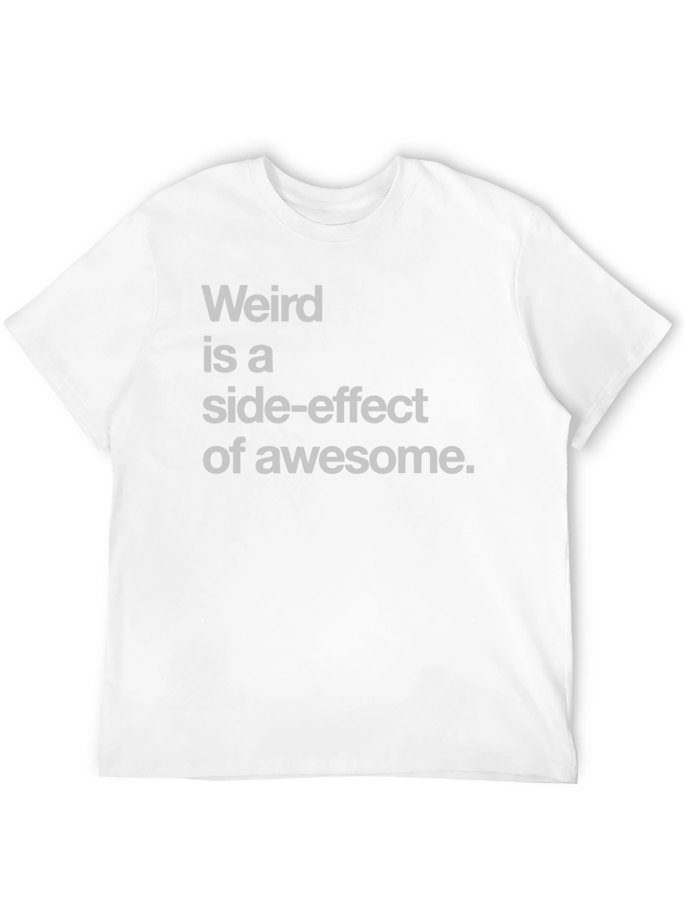 Weird is Awesome Tee - Black Graphic T-Shirt