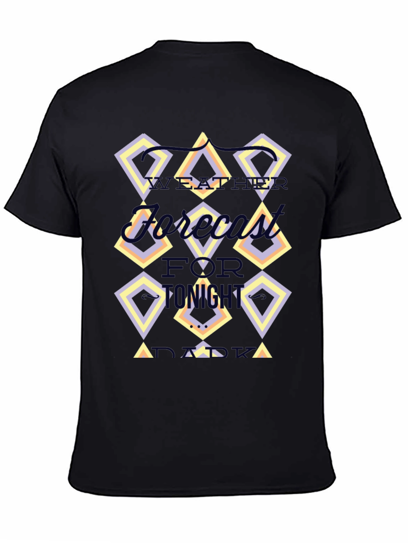 Weather Forecast T-Shirt - Black Graphic Tee