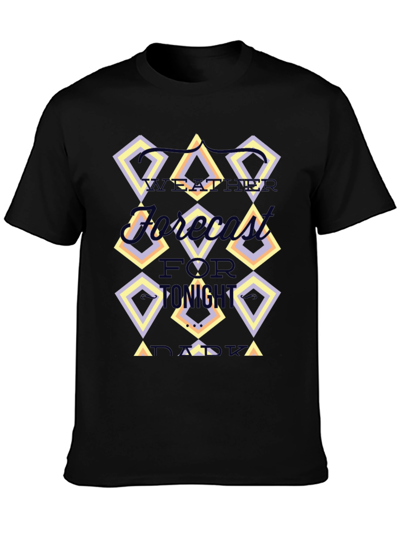 Weather Forecast T-Shirt - Black Graphic Tee