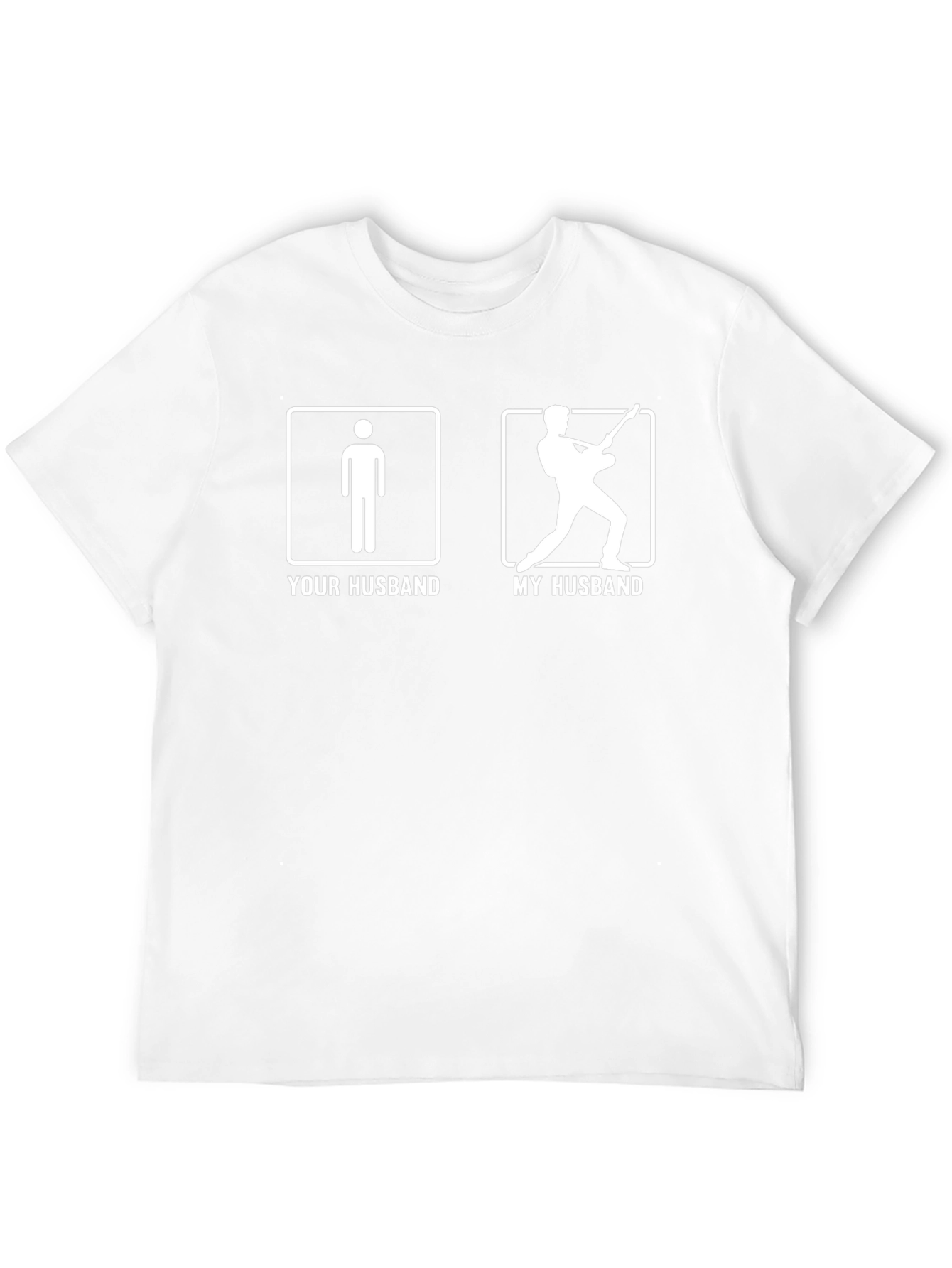 Your Husband My Husband Guitarist Black T-Shirt