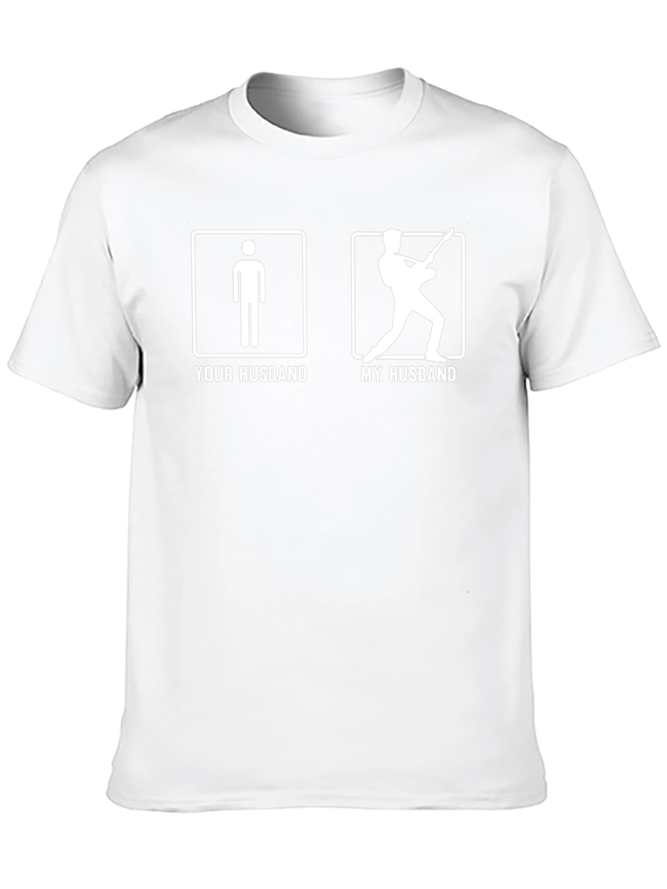 Your Husband My Husband Guitarist Black T-Shirt