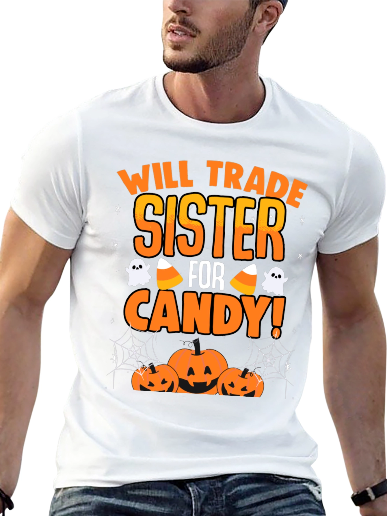 Will Trade Sister for Candy Halloween T-Shirt