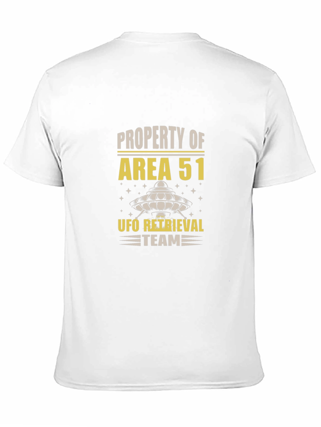 Area 51 UFO Retrieval Team Black T-Shirt