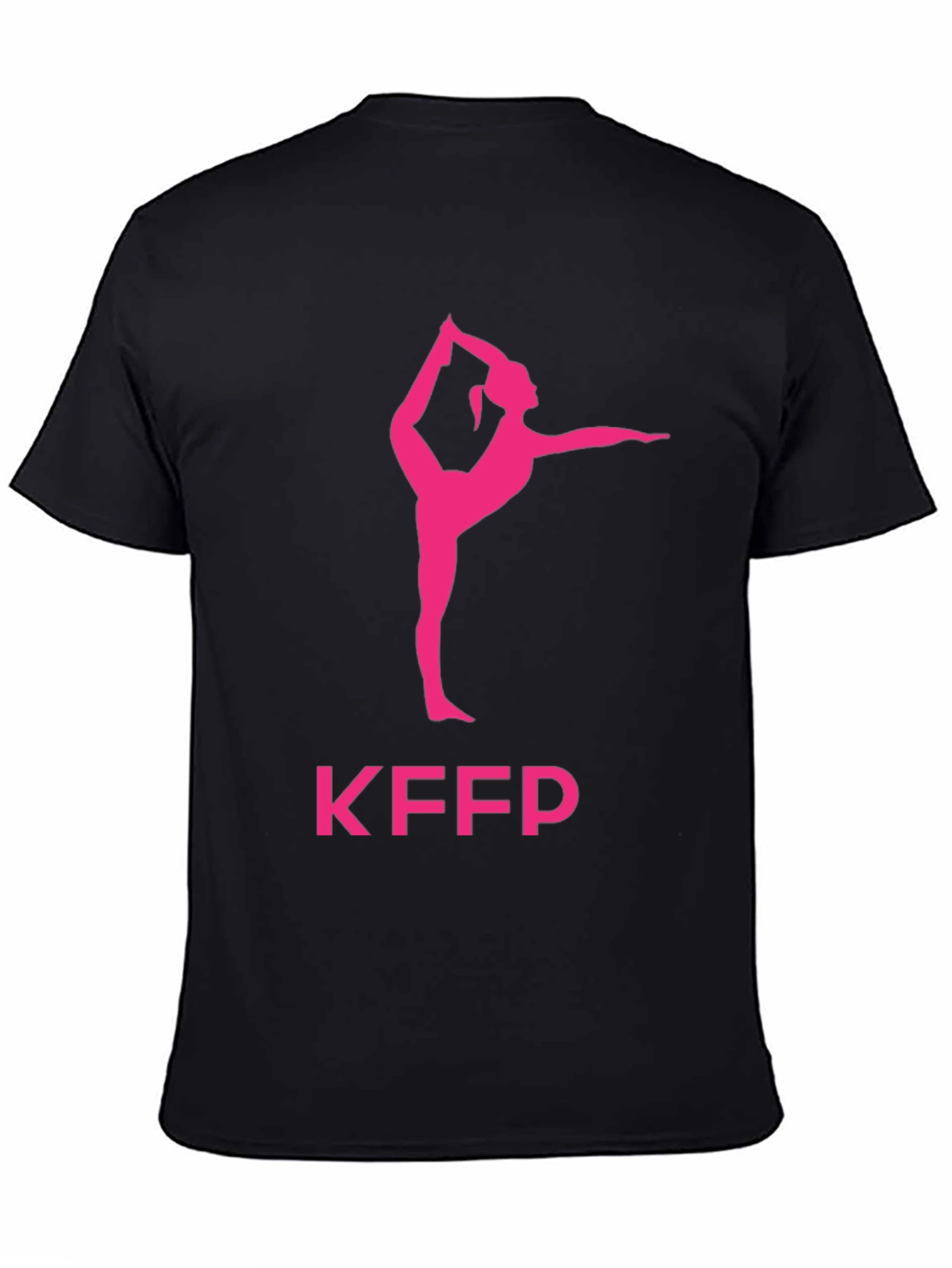 Yoga Pose Graphic Tee - KFPP Black T-Shirt