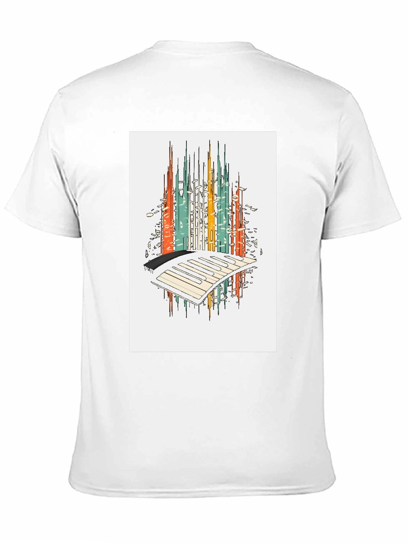 Abstract City Keyboard T-Shirt