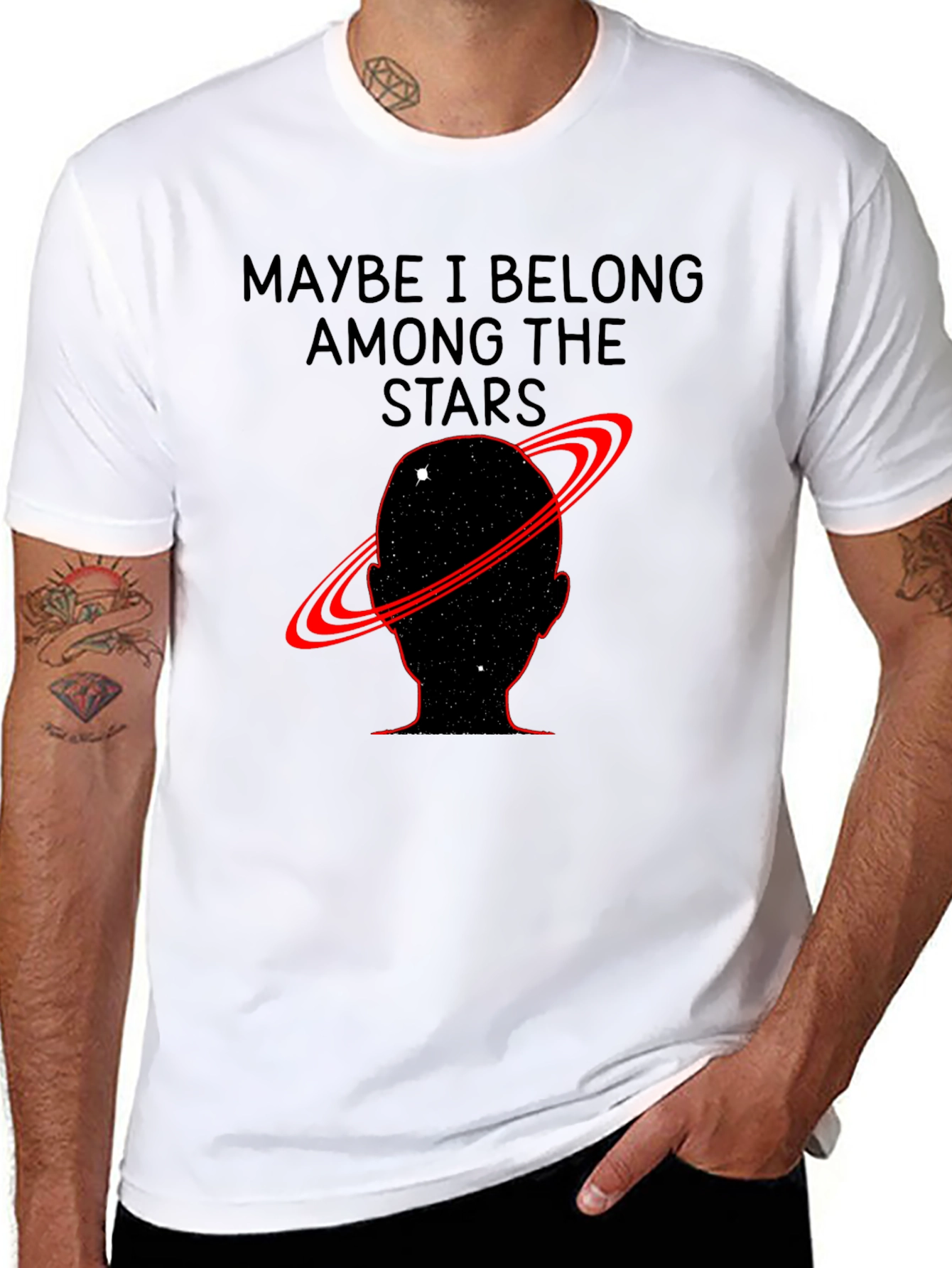 Among the Stars Graphic T-Shirt