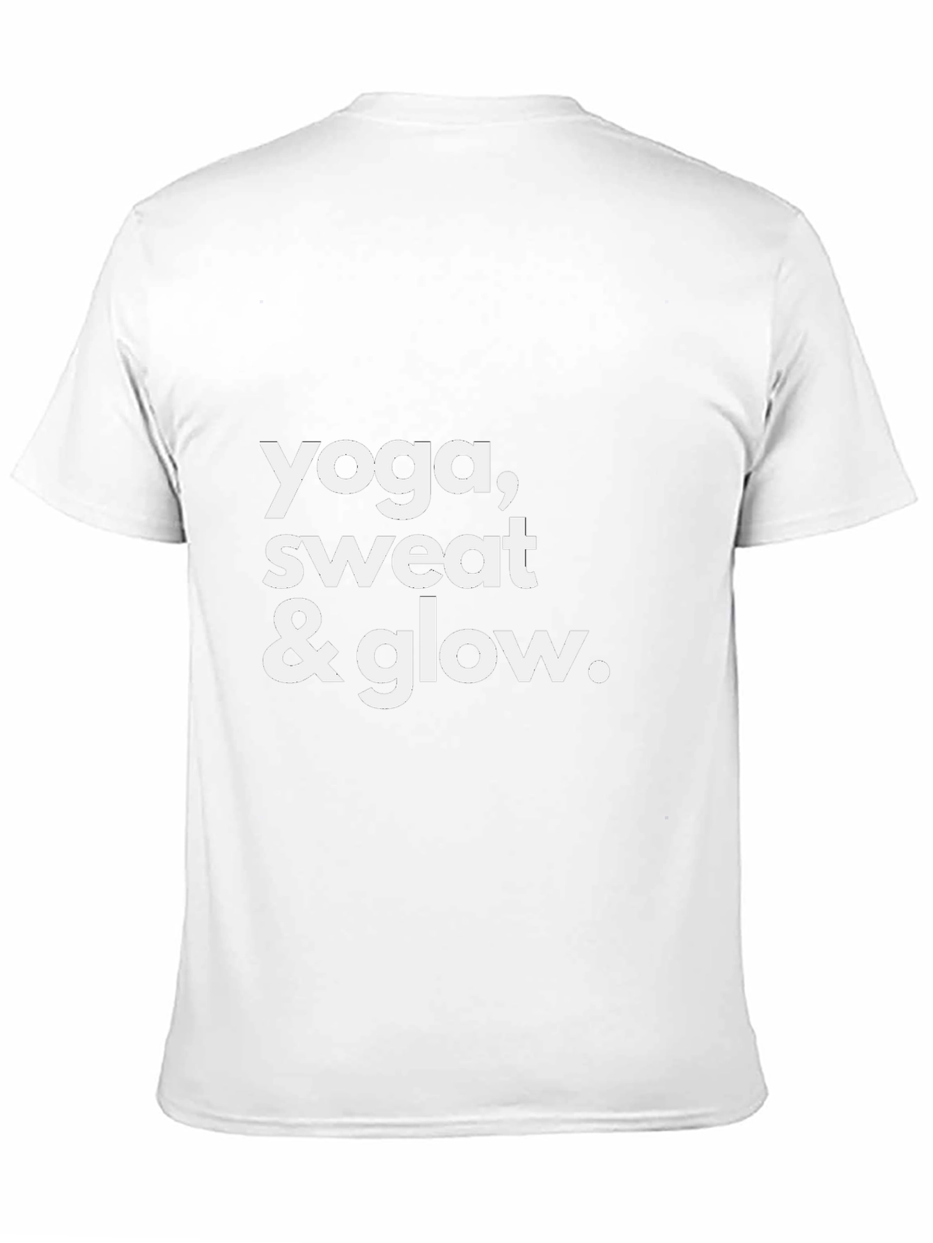 Yoga Sweat & Glow T-Shirt - Black