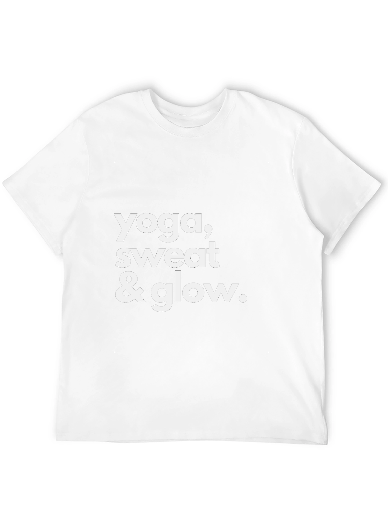 Yoga Sweat & Glow T-Shirt - Black