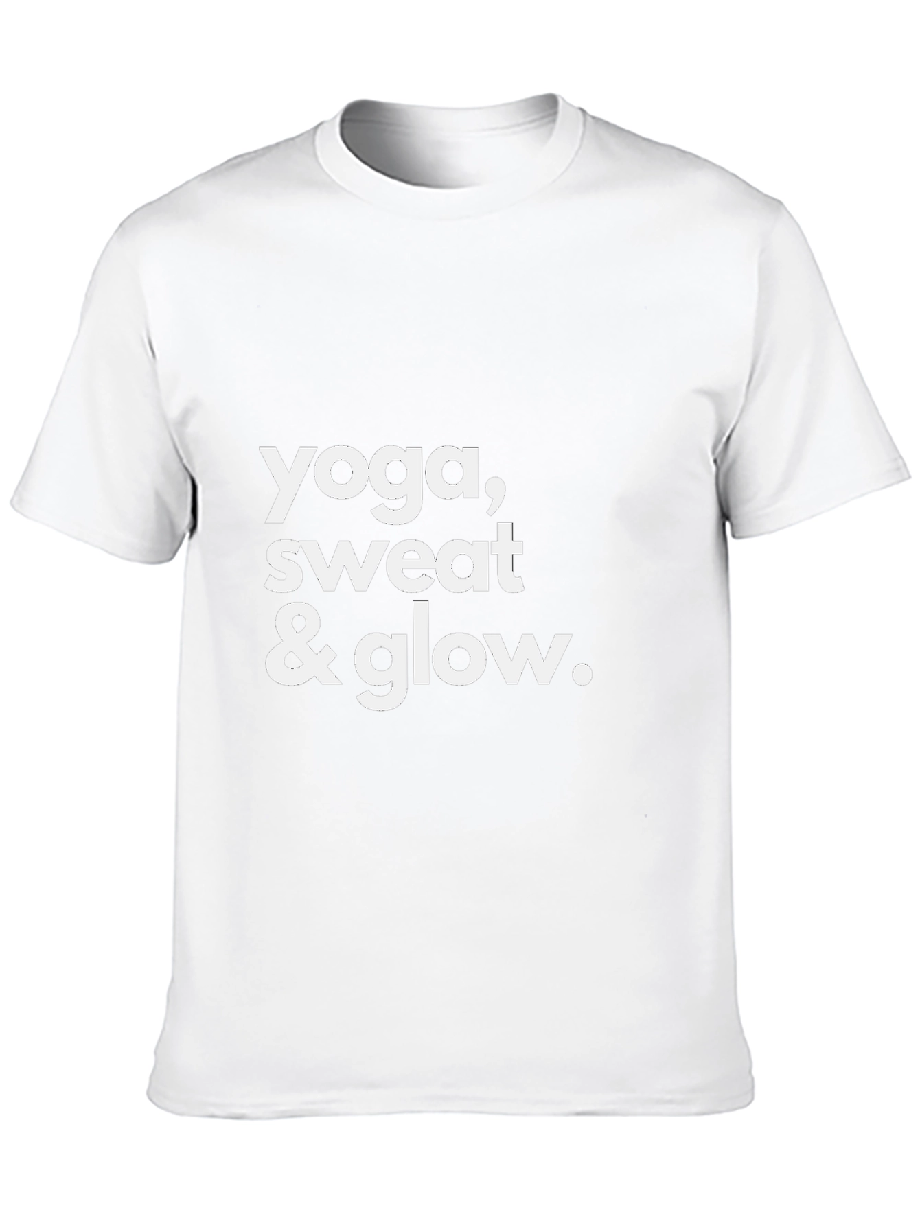 Yoga Sweat & Glow T-Shirt - Black