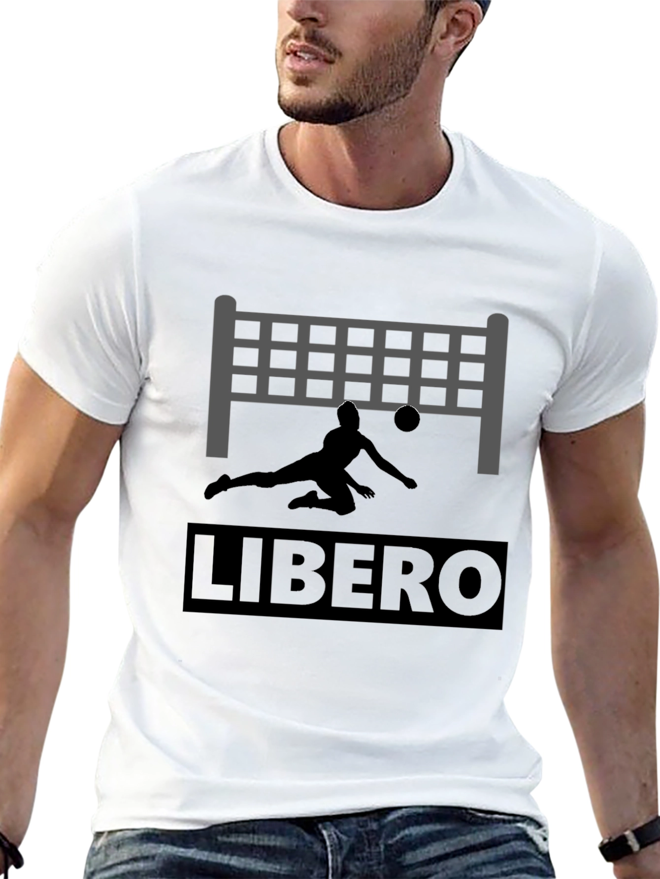 Volleyball Libero Graphic T-Shirt