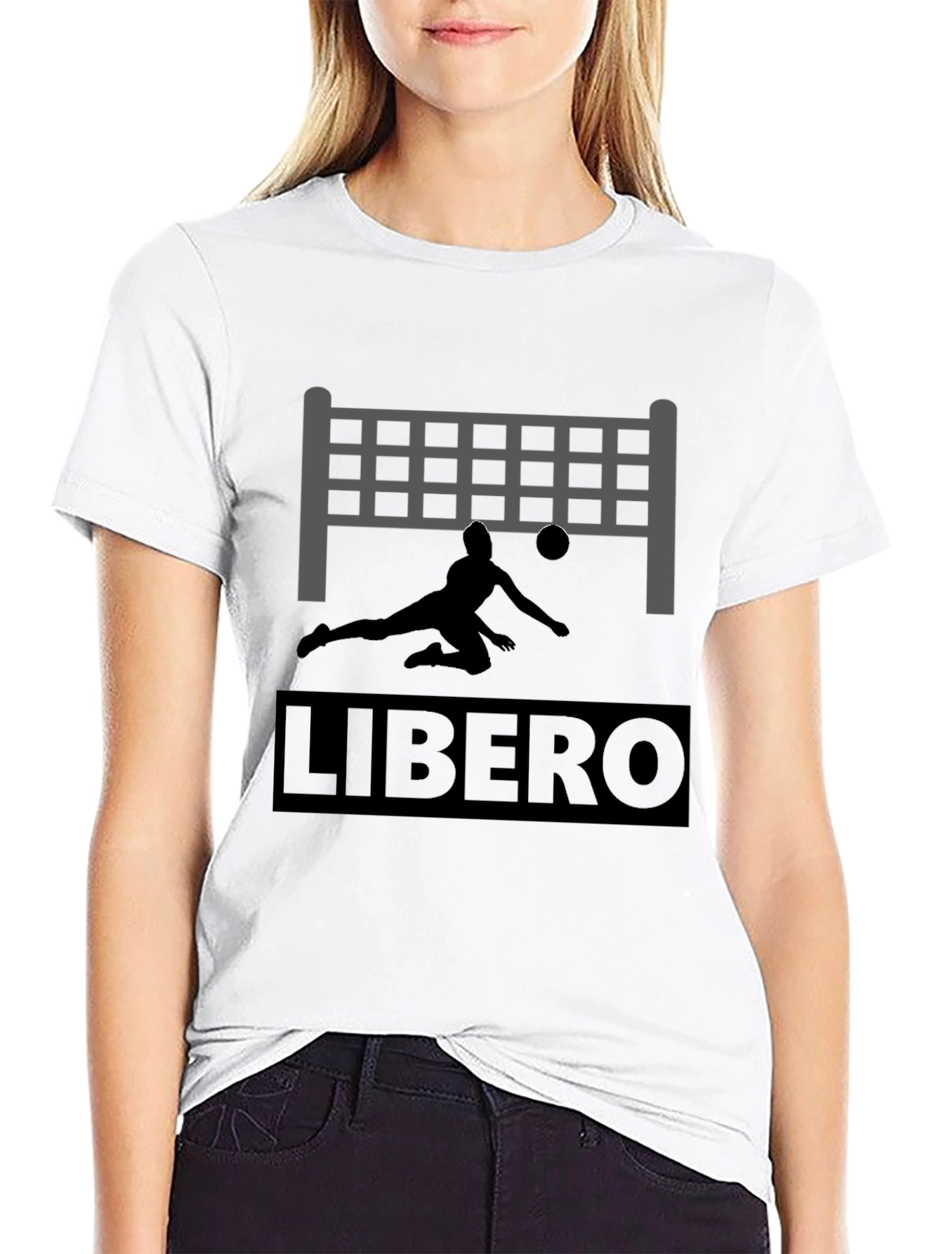 Volleyball Libero Graphic T-Shirt