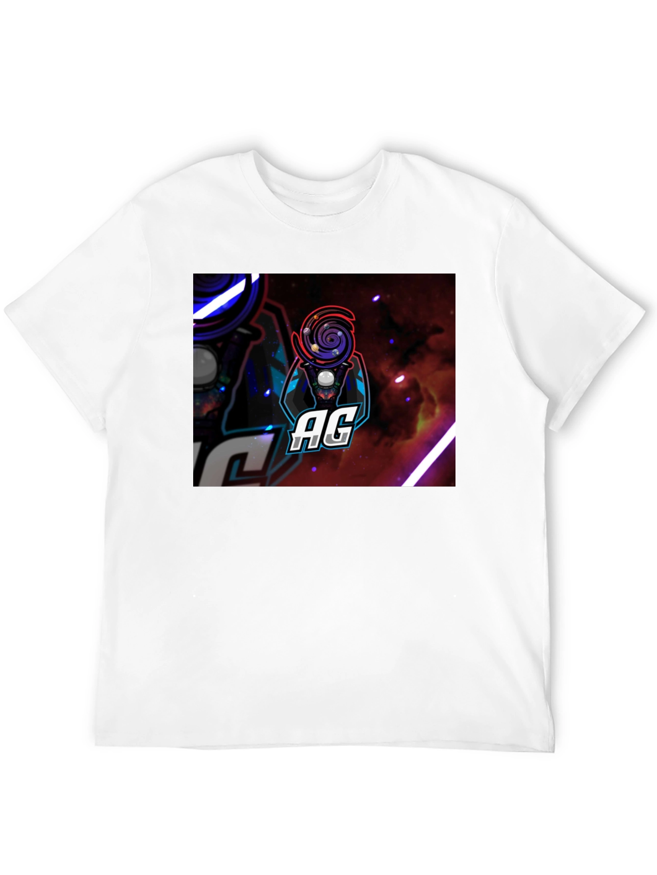 AG Galaxy Gamer Black T-Shirt
