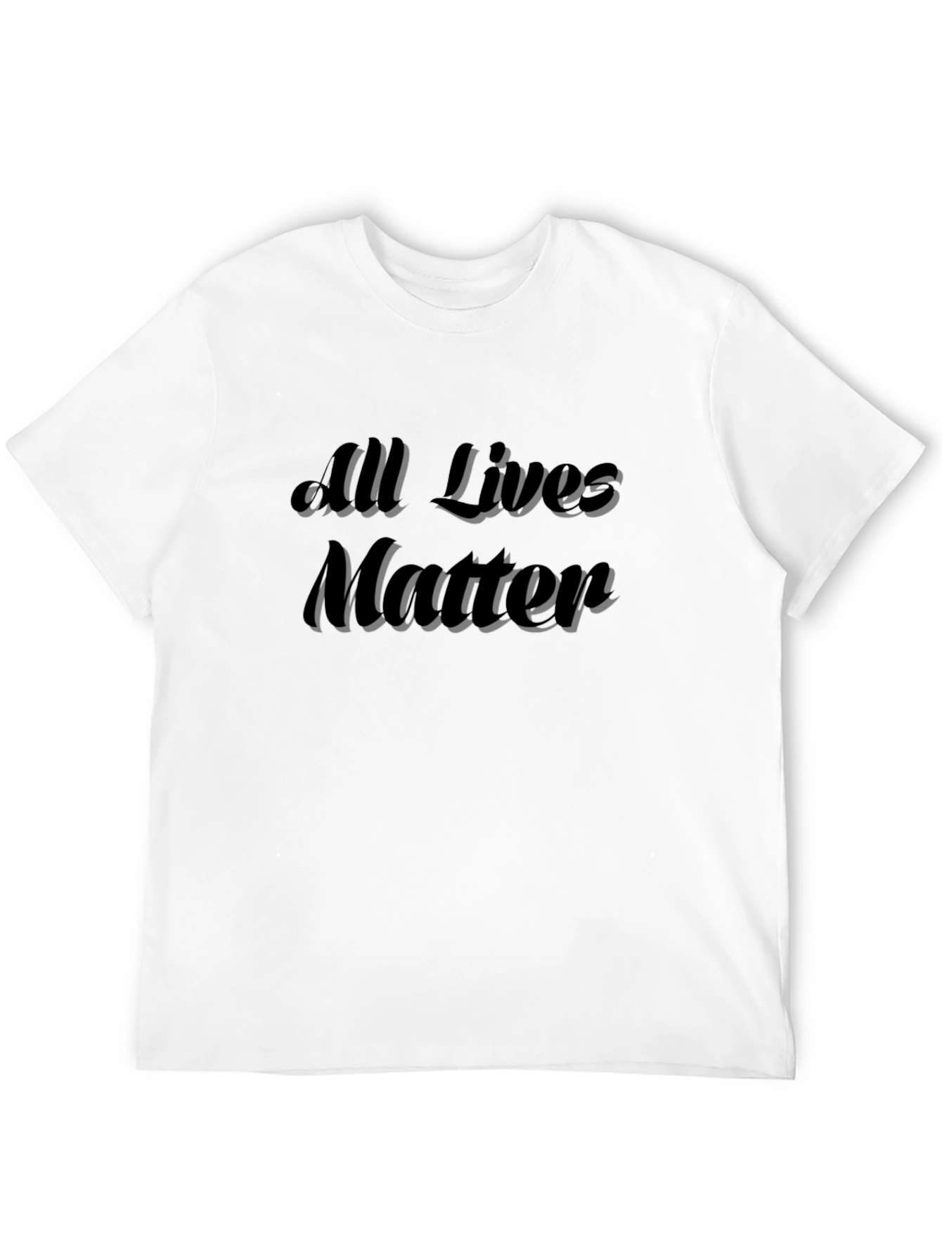 All Lives Matter Graphic Black T-Shirt