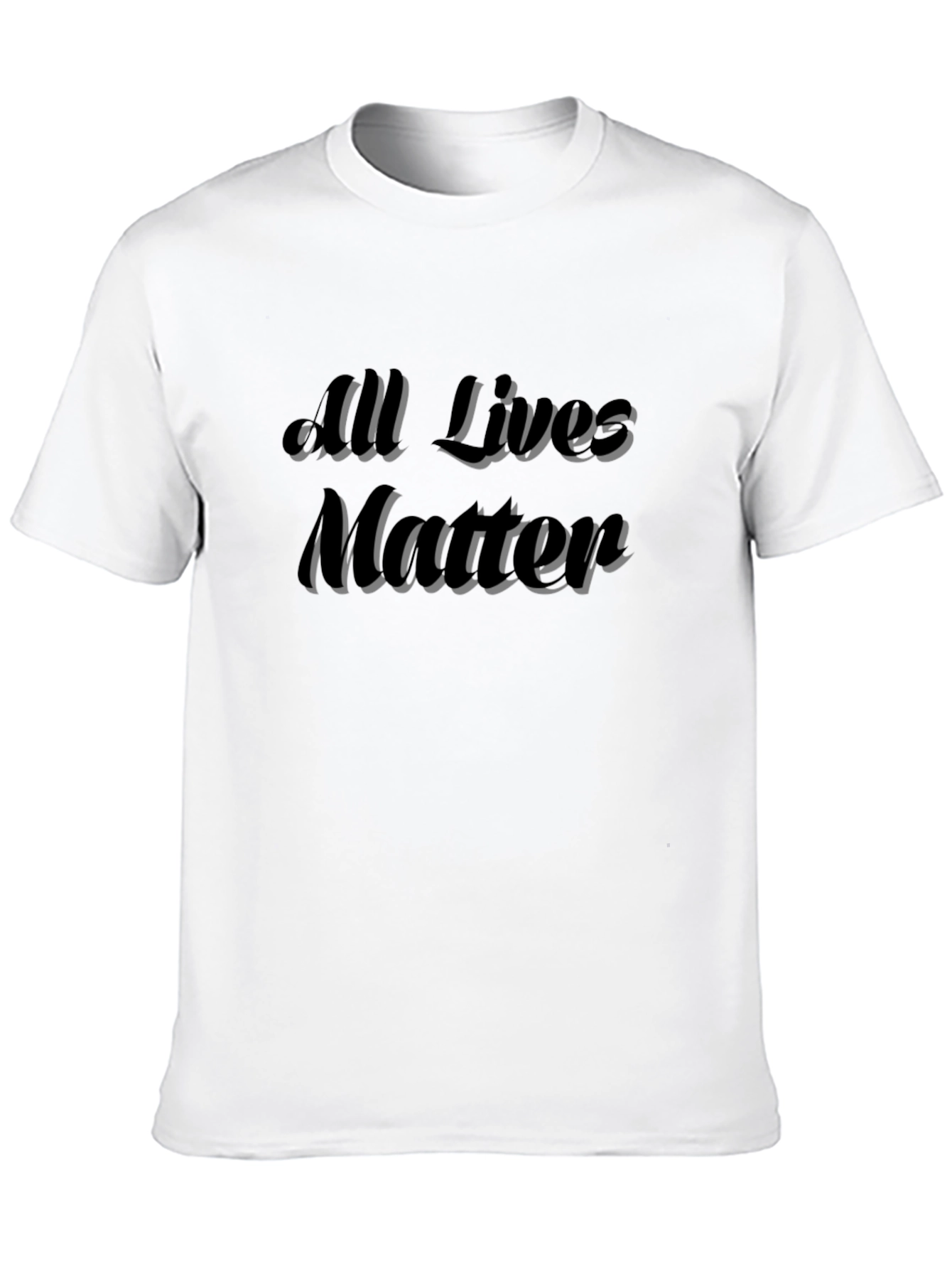 All Lives Matter Graphic Black T-Shirt