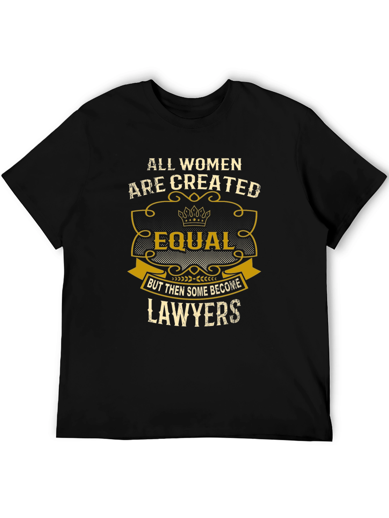 All Women Lawyers Black T-Shirt