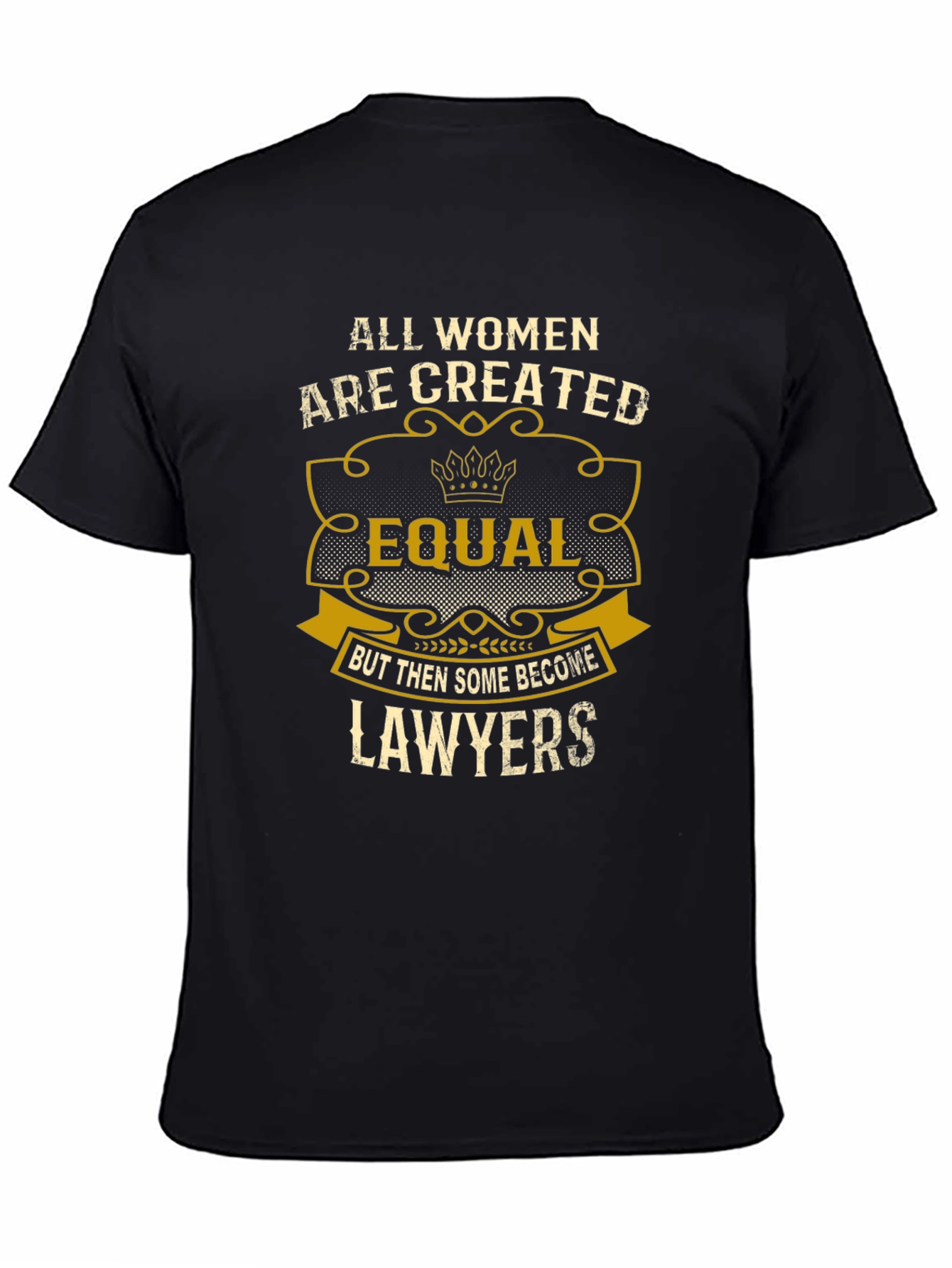 All Women Lawyers Black T-Shirt