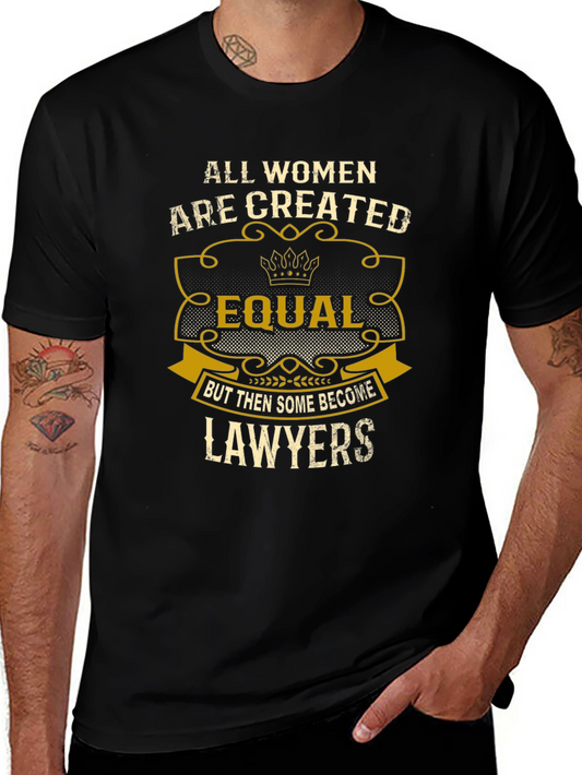 All Women Lawyers Black T-Shirt